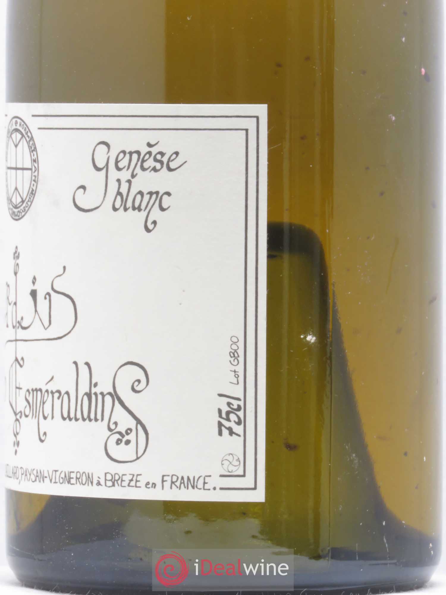 Vin de France Génèse Xavier Caillard - Les Jardins Esmeraldins (sans prix de réserve) 2000 - Lot de 1 bouteille - 1