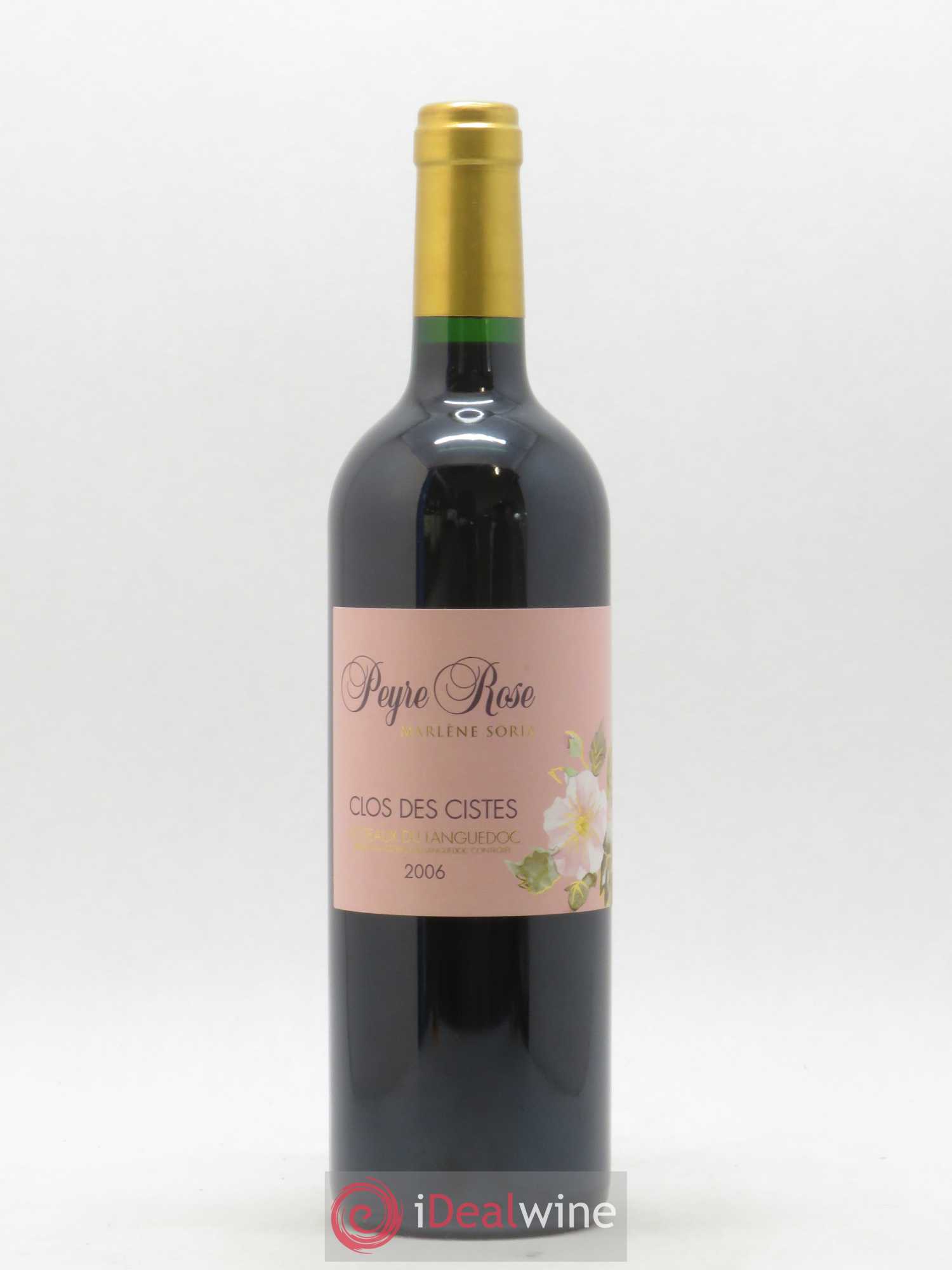 Vin de France (anciennement Coteaux du Languedoc) Domaine Peyre Rose Les Cistes Marlène Soria 2006 - Lot de 1 bouteille - 0