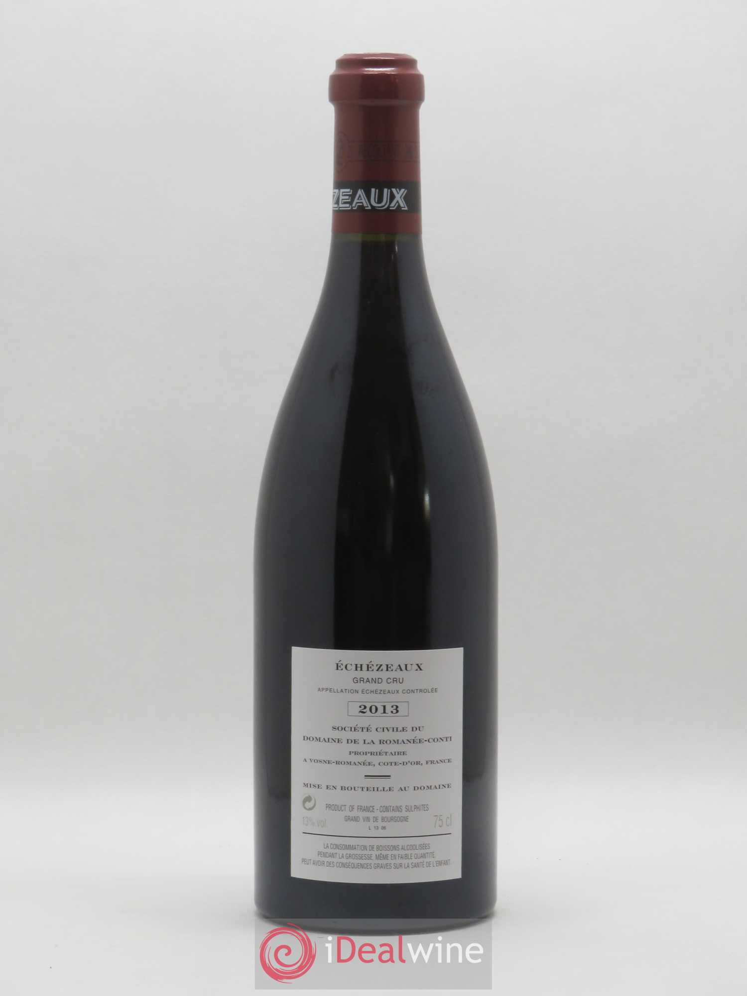 Echezeaux Grand Cru Domaine de la Romanée-Conti 2013 - Lot de 1 bouteille - 1
