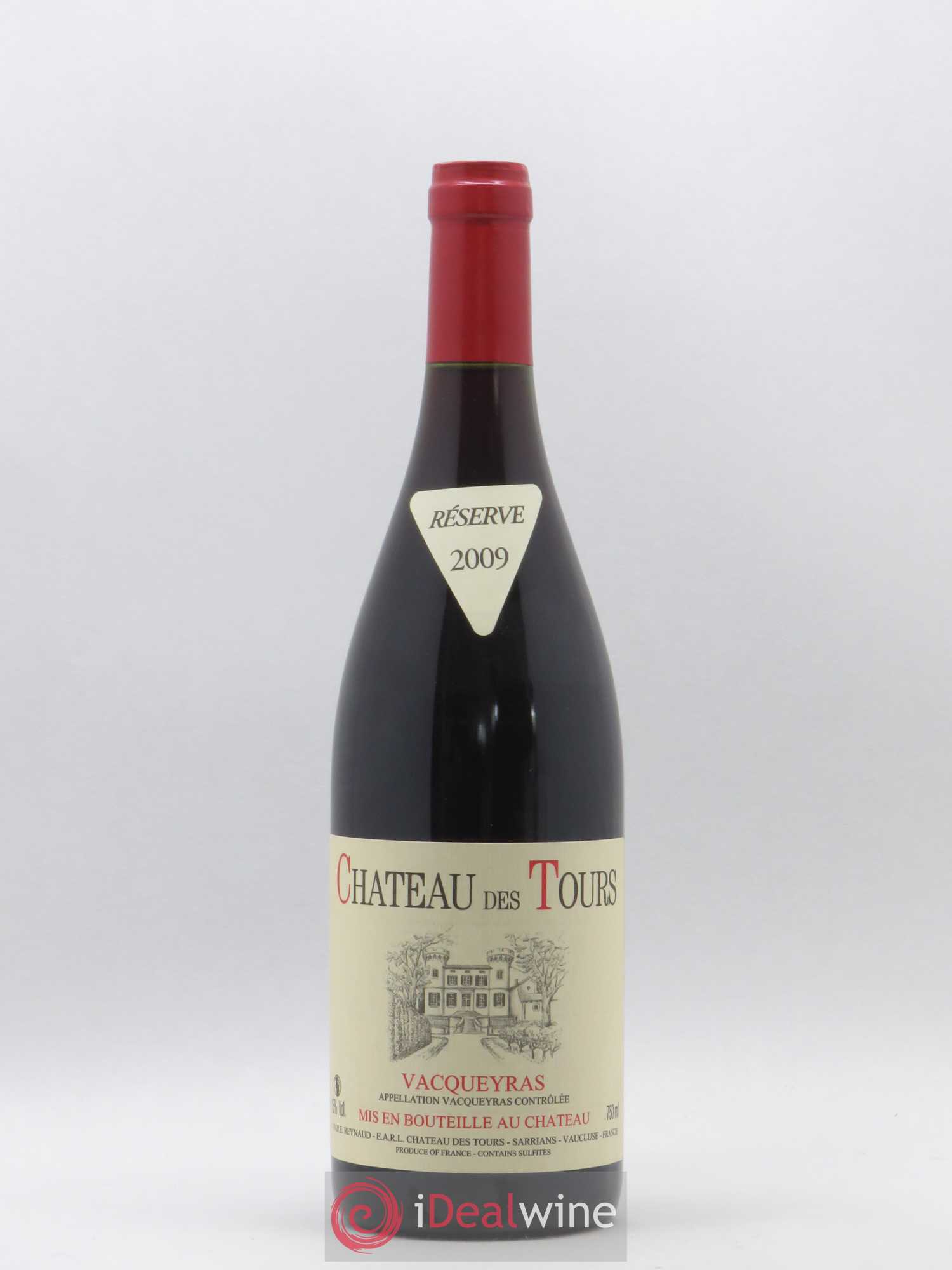 Vacqueyras Château des Tours Emmanuel Reynaud 2009 - Lot de 1 bouteille - 0