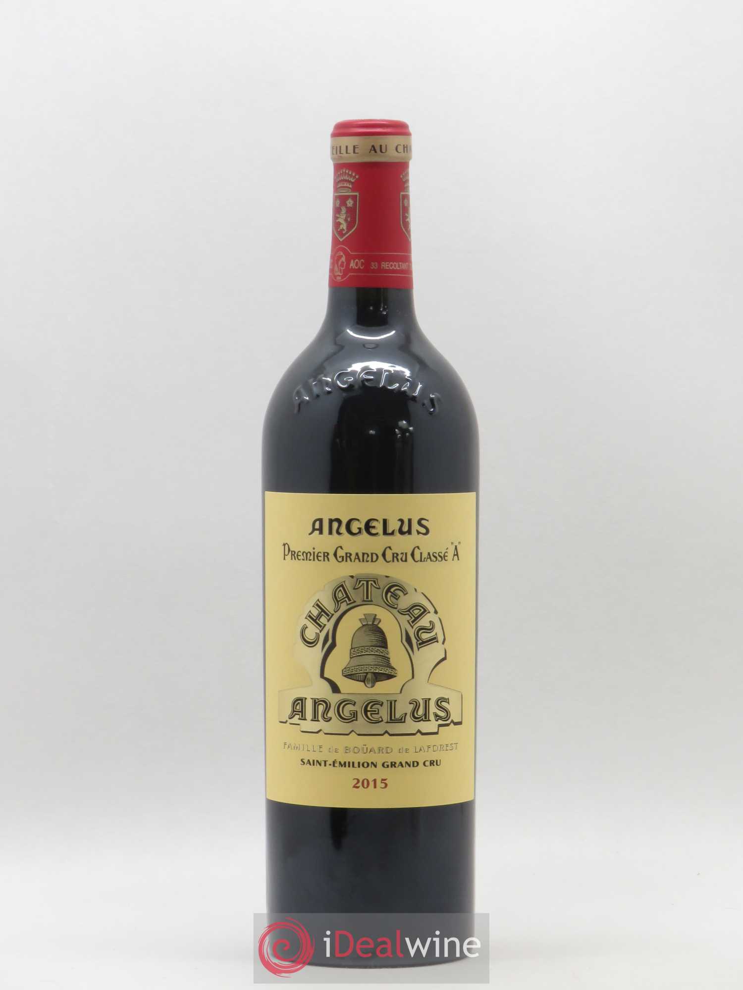 Château Angélus 1er Grand Cru Classé A 2015 - Lot de 1 bouteille - 0