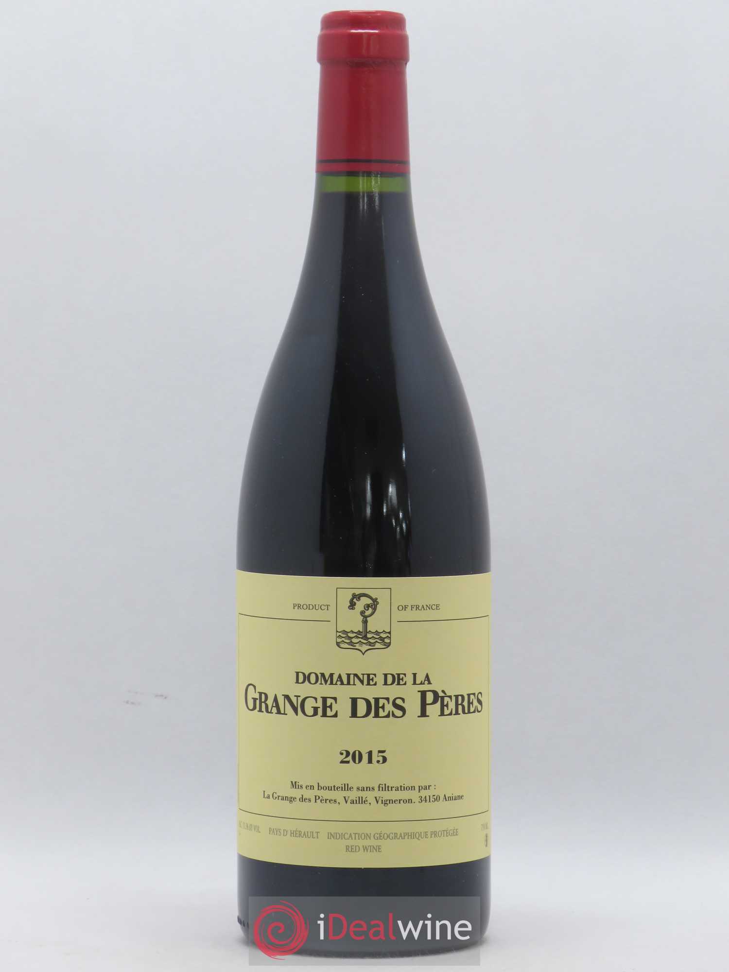 Pays d'Hérault Grange des Pères Laurent Vaillé 2015 - Lot de 1 bouteille - 0