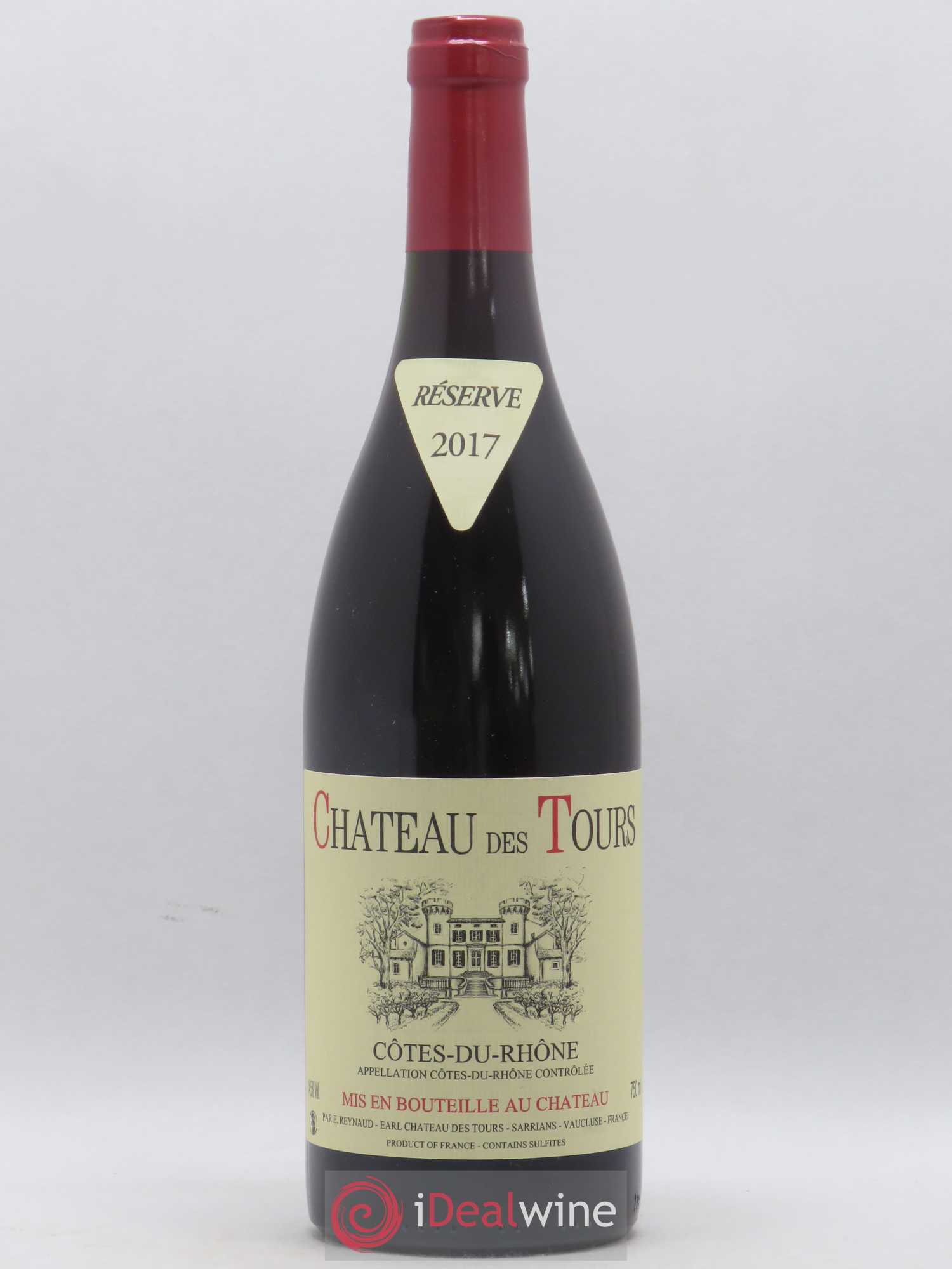 Côtes-du-Rhône Château des Tours Emmanuel Reynaud 2017 - Lot de 1 bouteille - 0