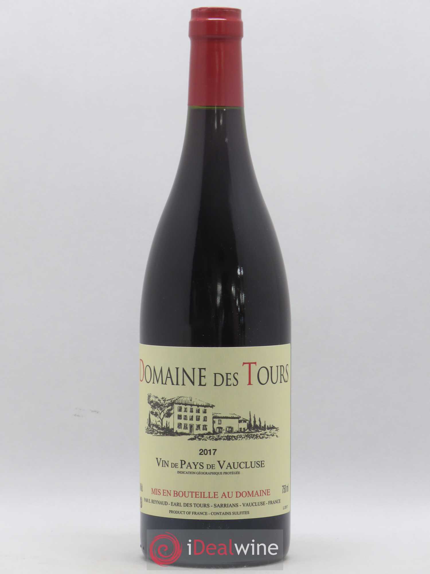 Vaucluse (Vin de Pays de Vaucluse) Domaine des Tours Emmanuel Reynaud 2017 - Lot de 1 bouteille - 0