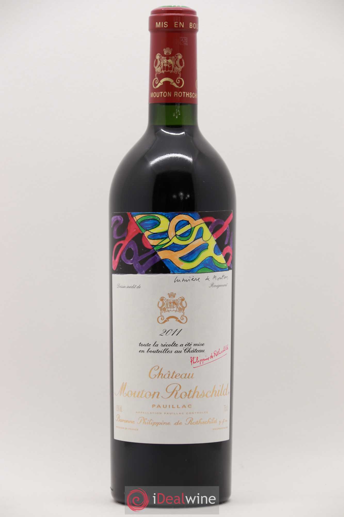 Château Mouton Rothschild 1er Grand Cru Classé 2011 - Lot de 1 bouteille - 0