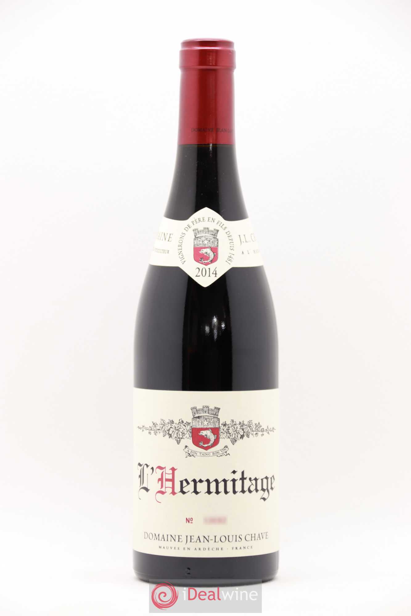 Hermitage Jean-Louis Chave 2014 - Lot de 1 bouteille - 0