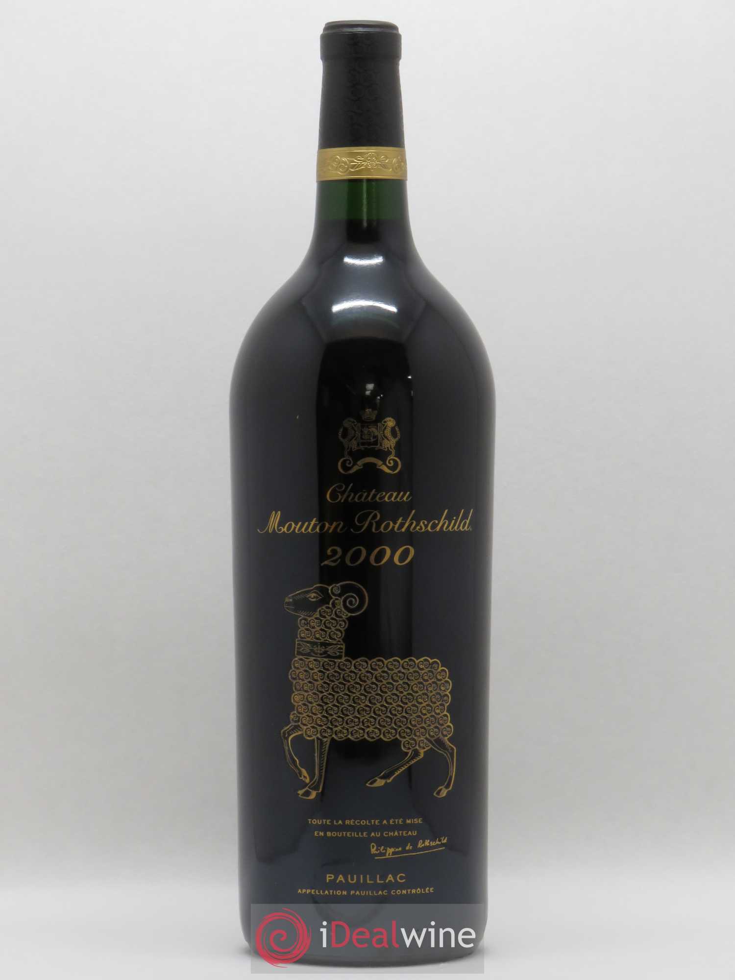 Château Mouton Rothschild 1er Grand Cru Classé 2000 - Lot de 1 magnum - 0