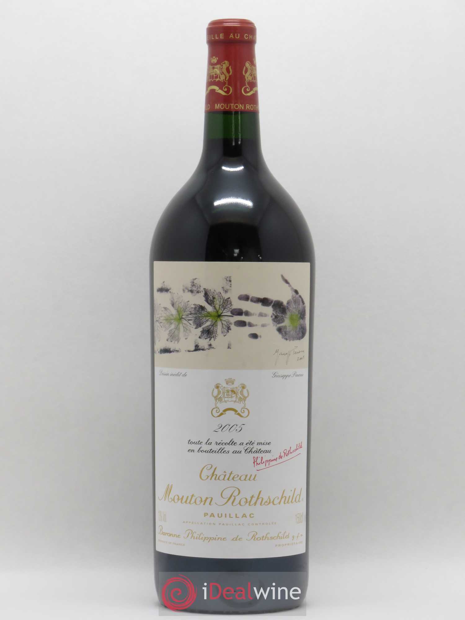 Château Mouton Rothschild 1er Grand Cru Classé 2005 - Lot de 1 magnum - 0