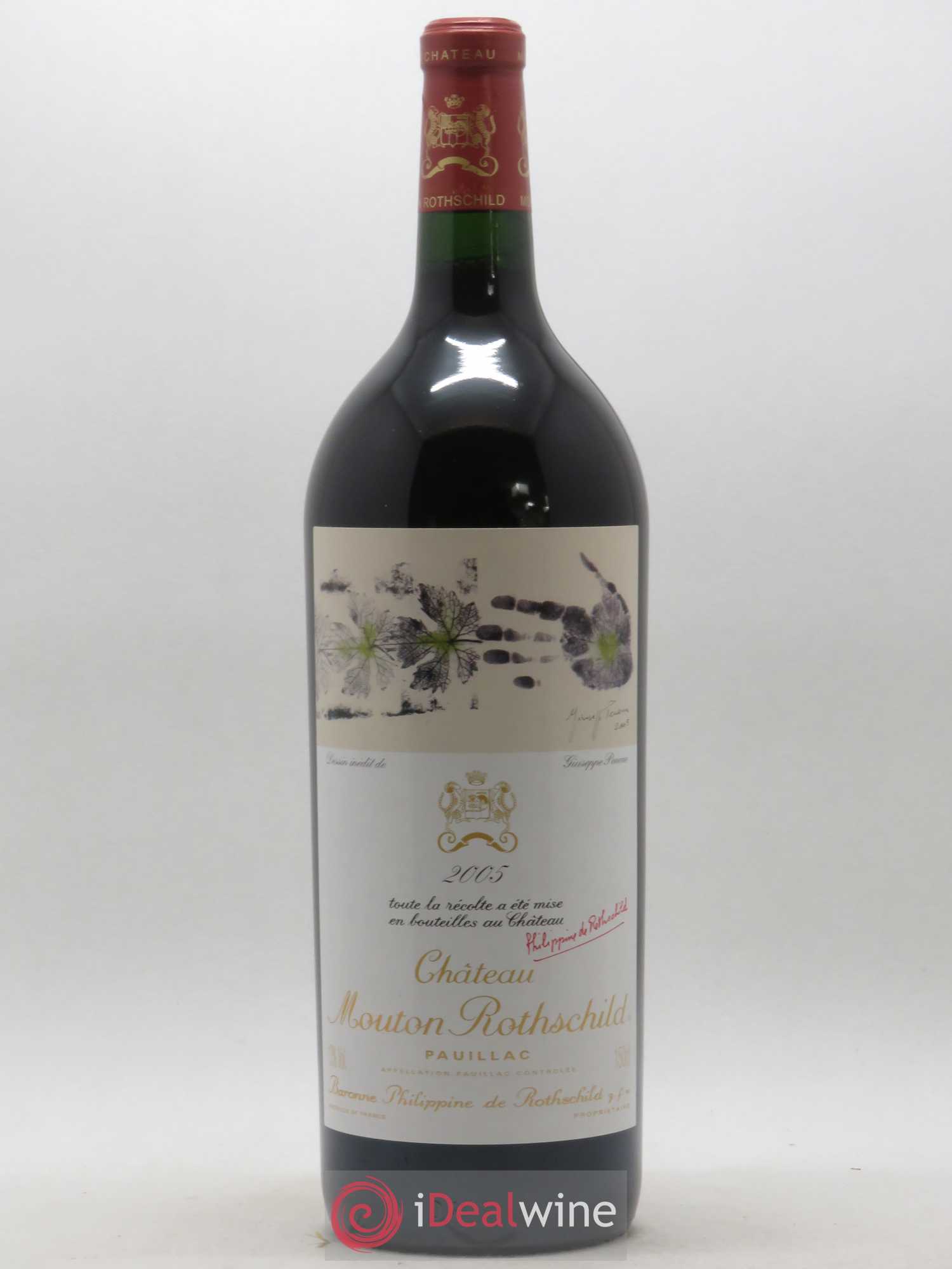 Château Mouton Rothschild 1er Grand Cru Classé 2005 - Lot de 1 magnum - 0