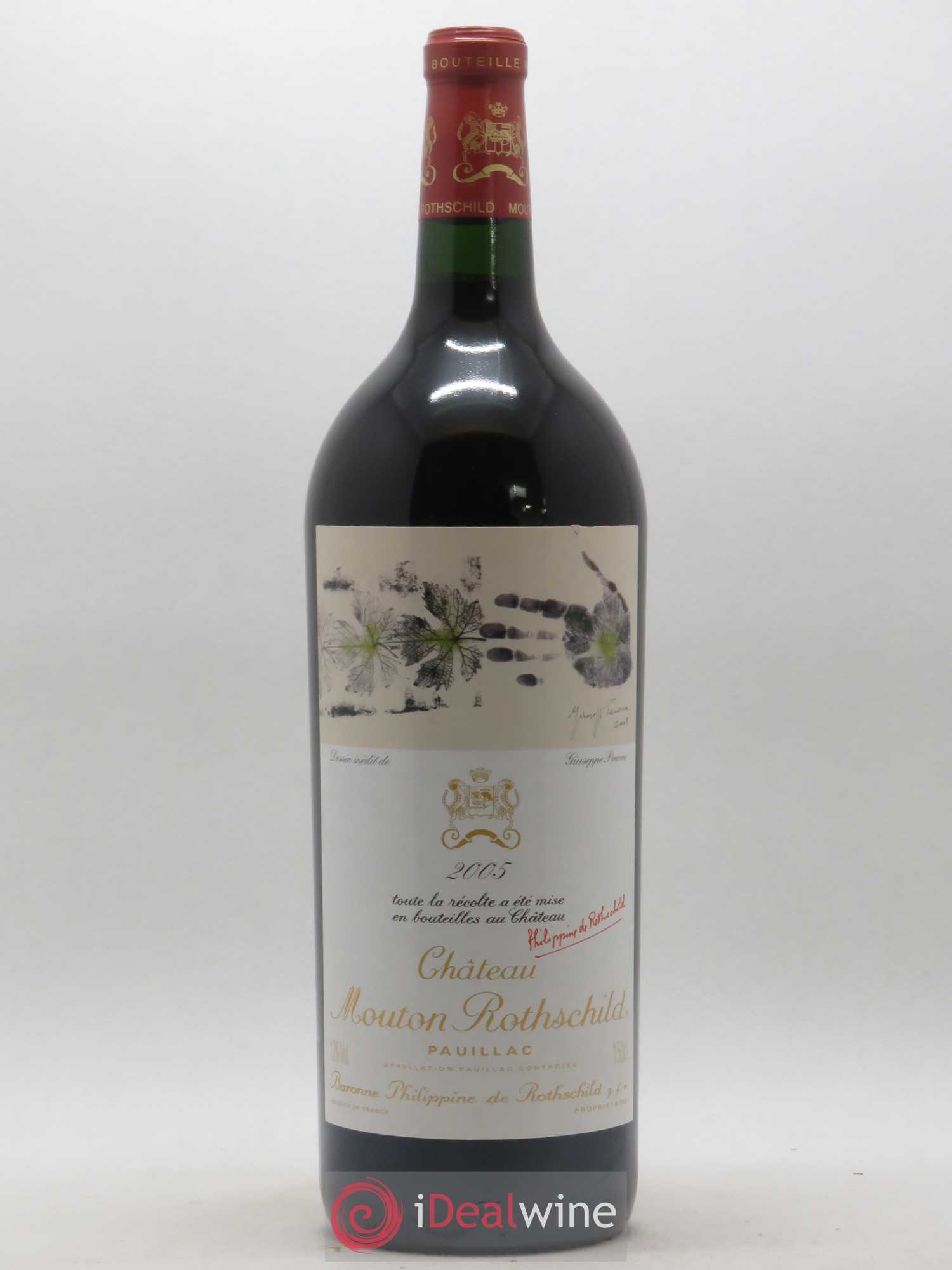 Château Mouton Rothschild 1er Grand Cru Classé 2005 - Lot de 1 magnum - 0