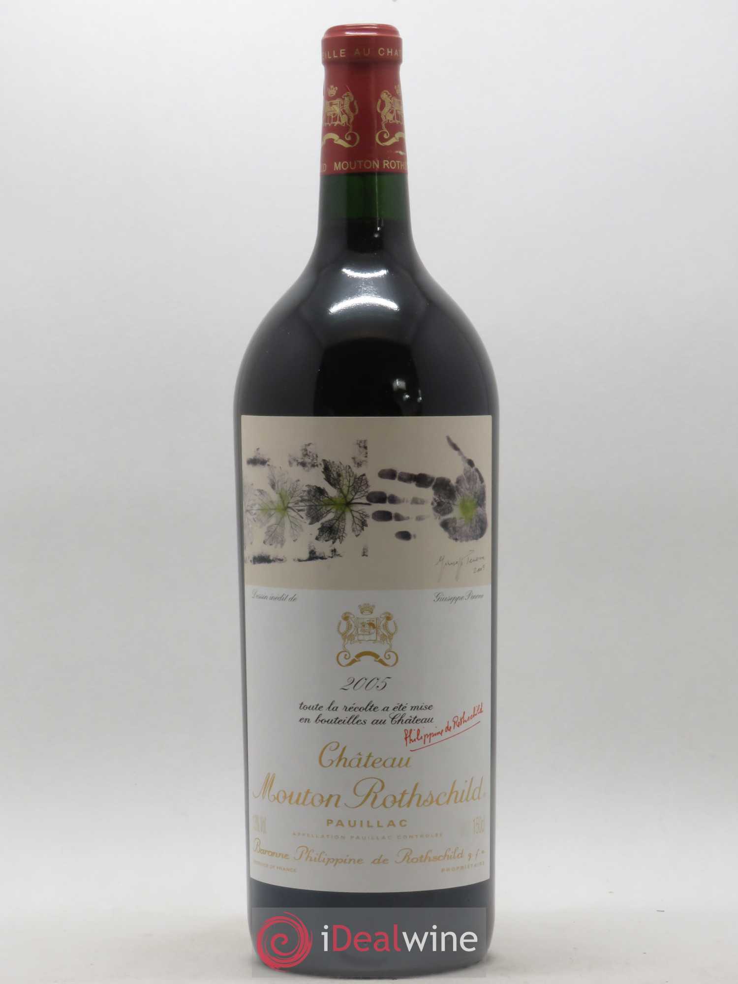 Château Mouton Rothschild 1er Grand Cru Classé 2005 - Lot de 1 magnum - 0