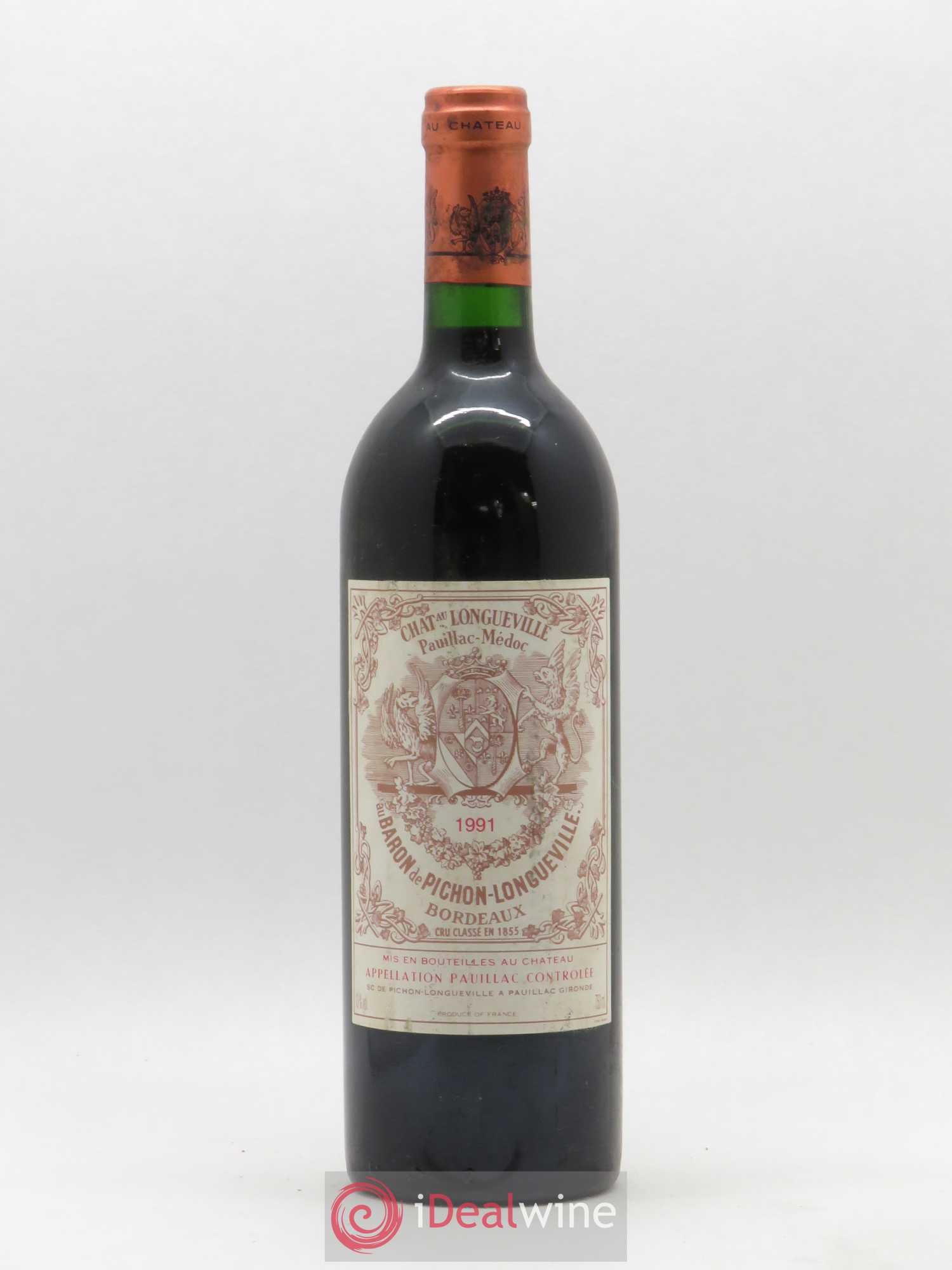 Pichon Longueville Baron 2ème Grand Cru Classé 1991 - Lot de 1 bouteille - 0