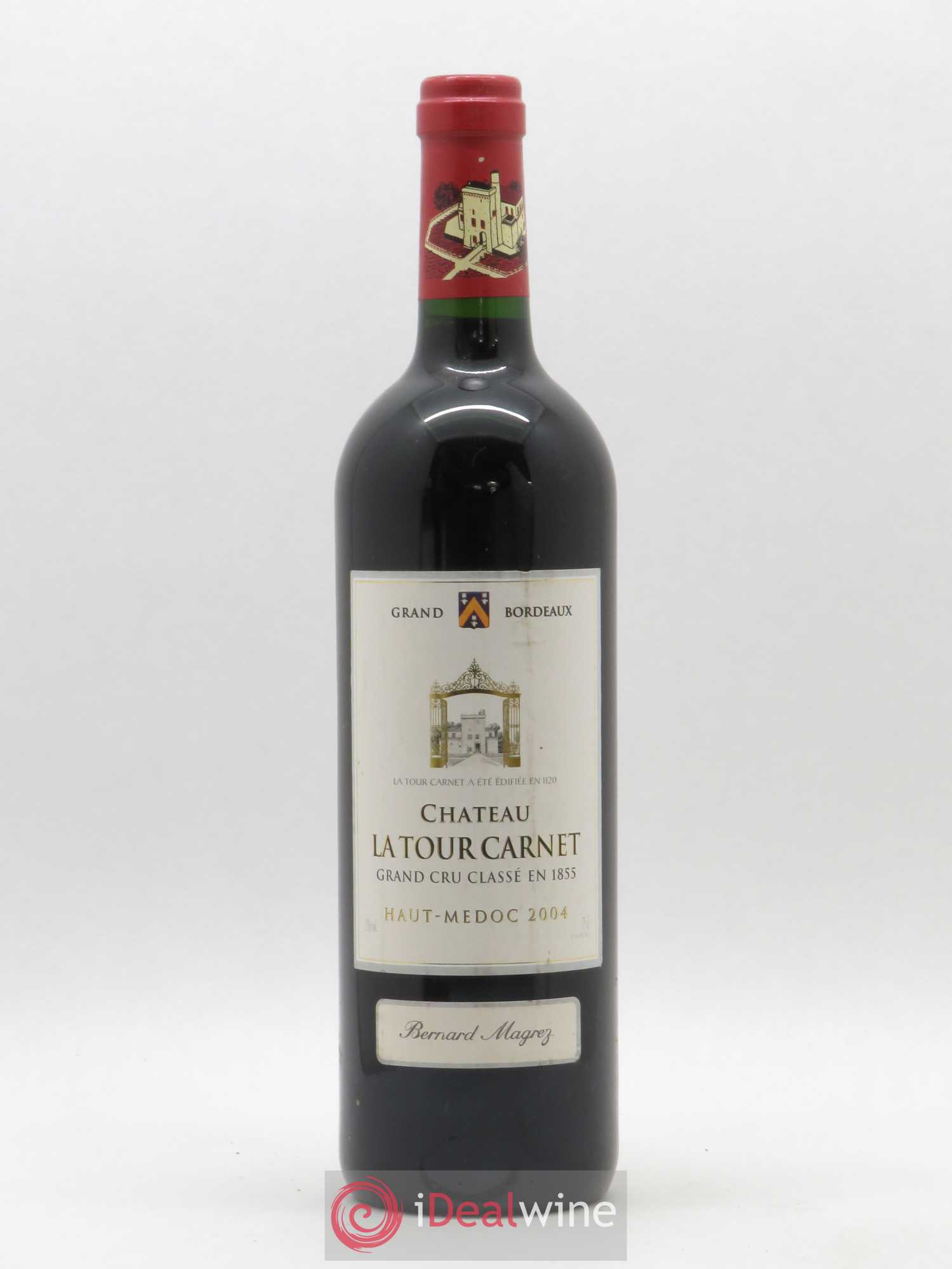 Château la Tour Carnet 4ème Grand Cru Classé 2004 - Lot de 1 bouteille - 0