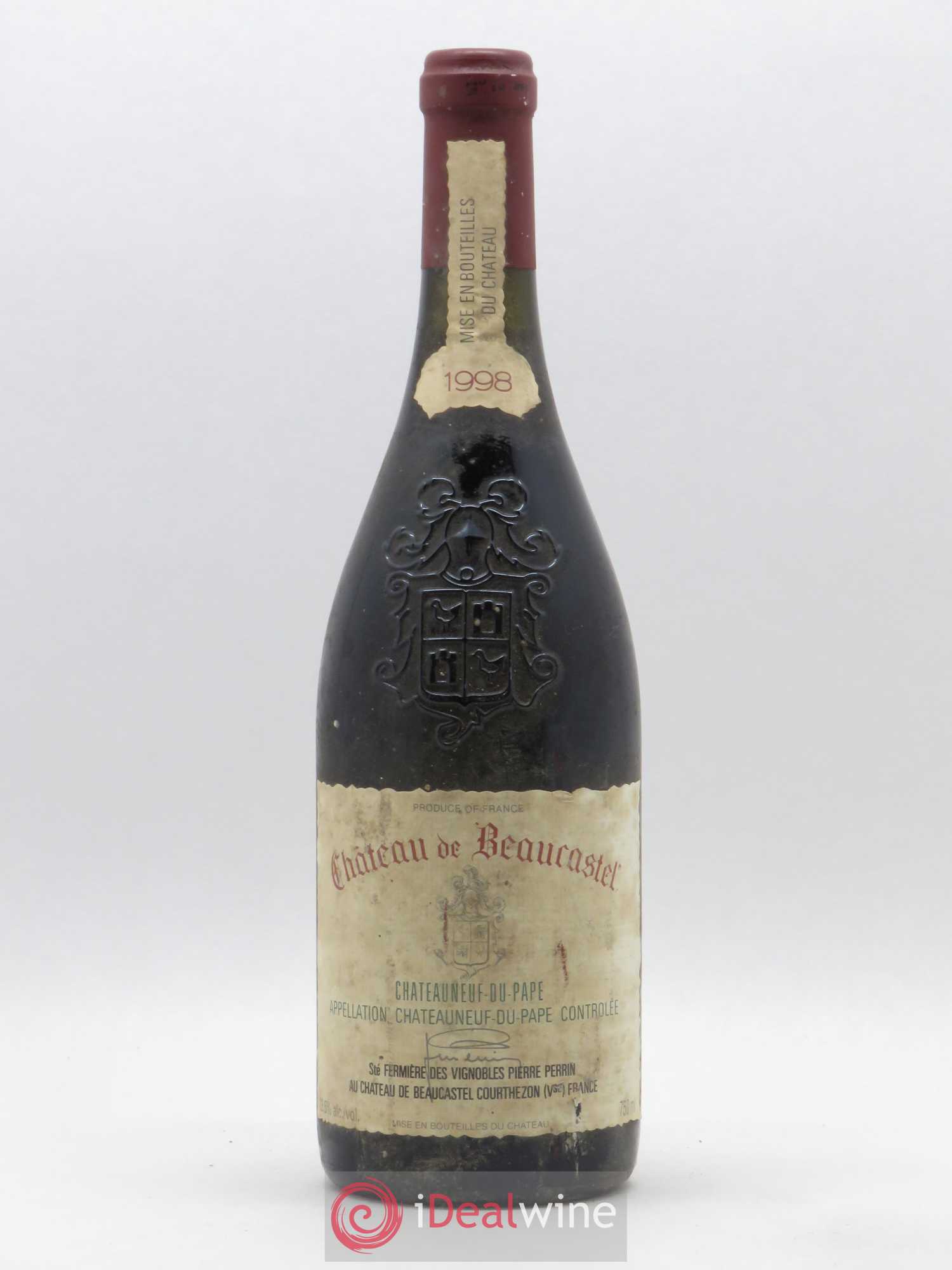 Châteauneuf-du-Pape Château de Beaucastel Famille Perrin 1998 - Lot de 1 bouteille - 0