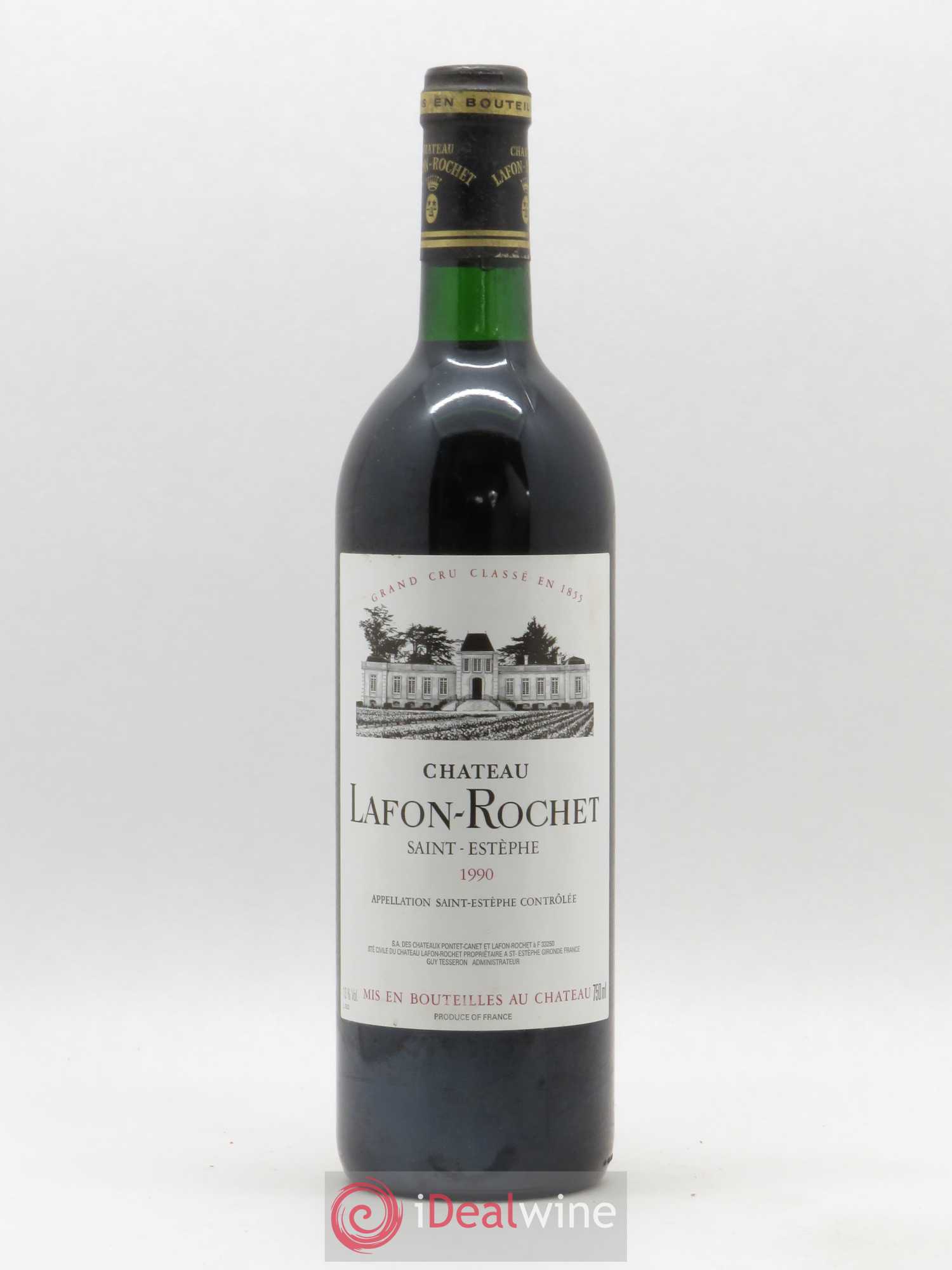 Château Lafon Rochet 4ème Grand Cru Classé 1990 - Lot de 1 bouteille - 0