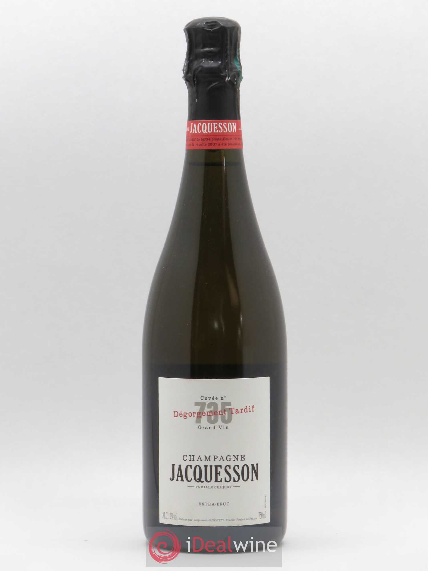 Cuvée 735 DT (Dégorgement Tardif) Extra-Brut Jacquesson - Lot de 1 bouteille - 0