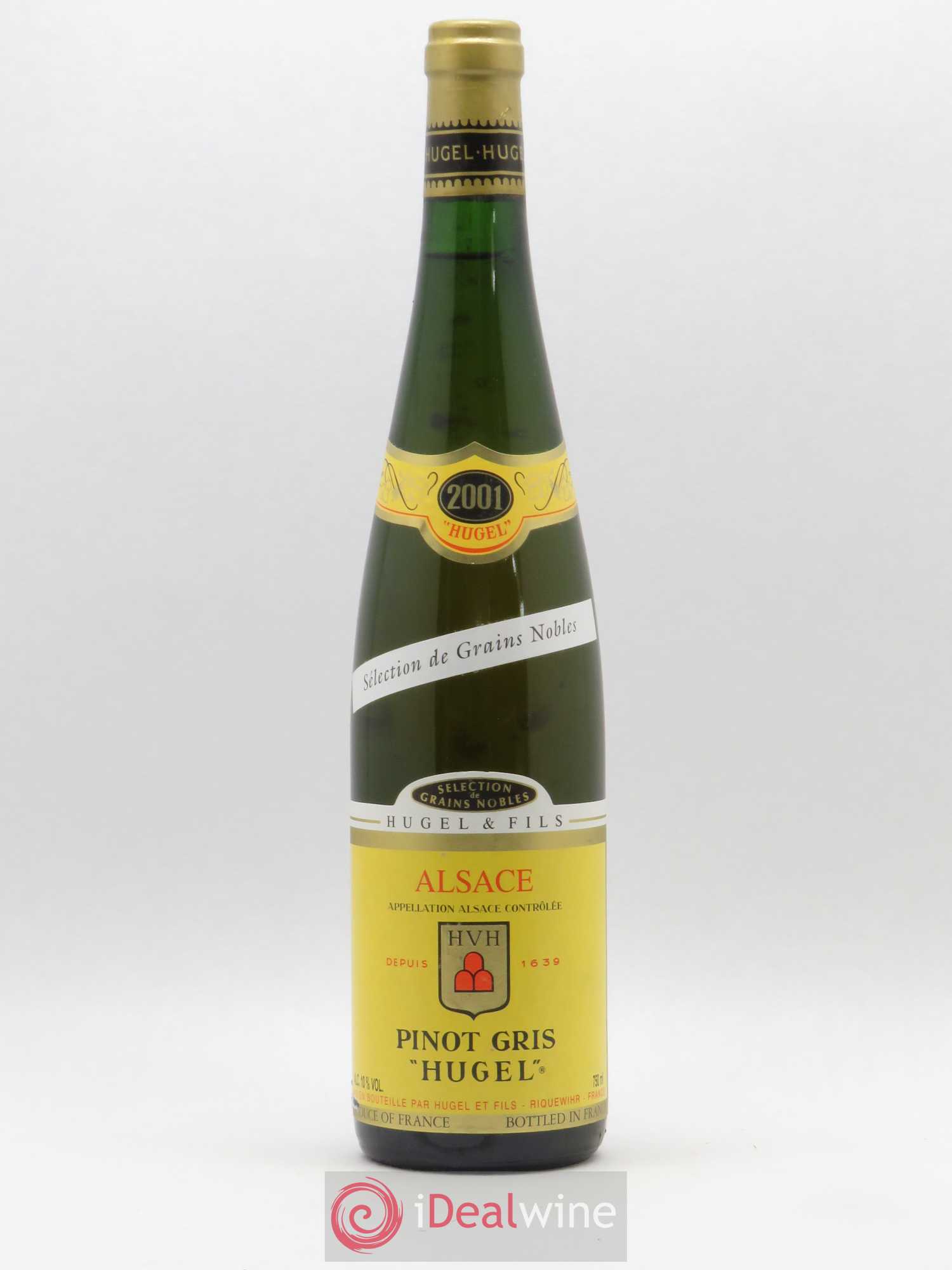 Pinot Gris (Tokay) Sélection de Grains Nobles Hugel (Domaine) 2001 - Lot de 1 bouteille - 0