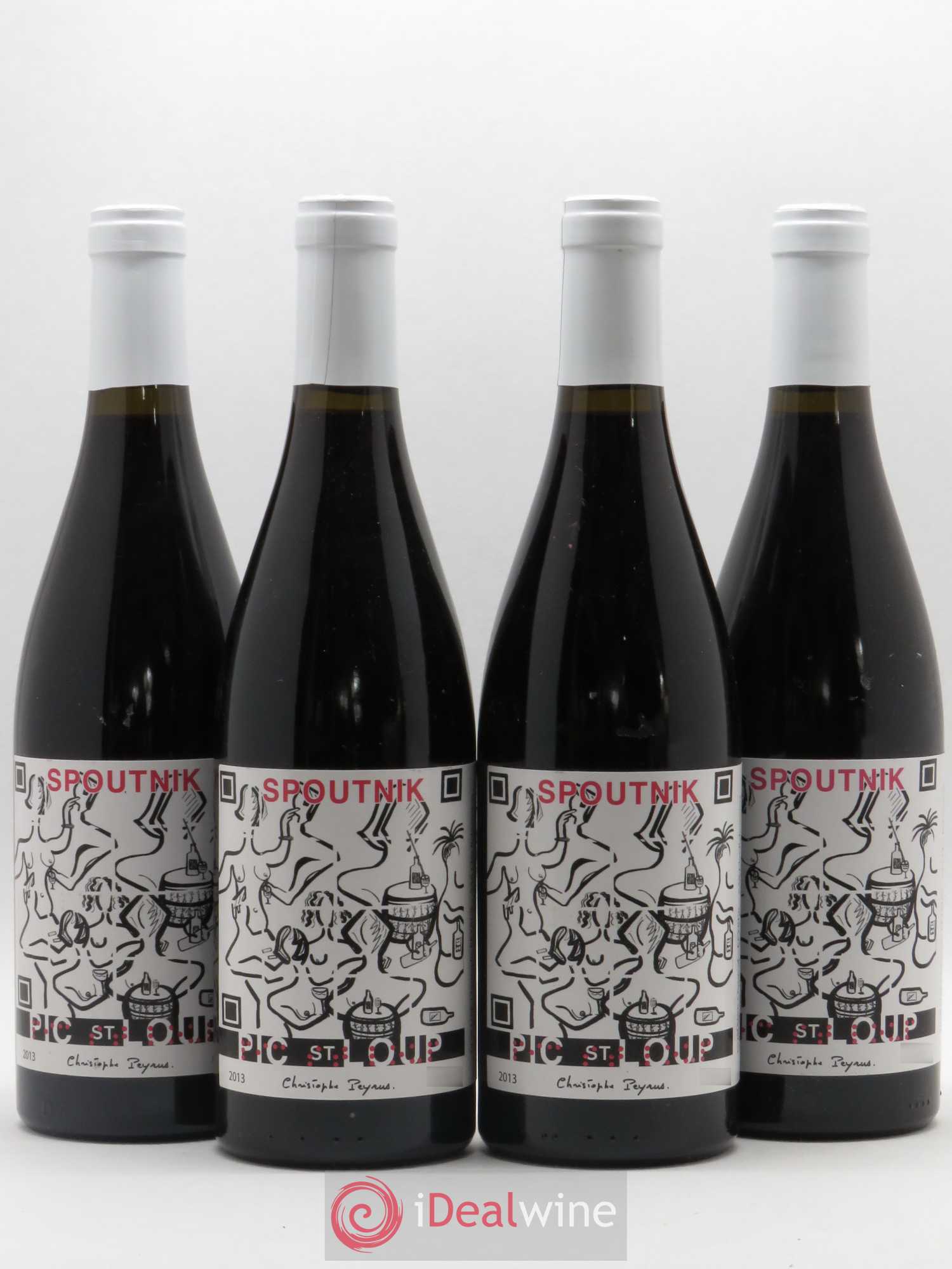 Pic Saint-Loup Clos des Reboussiers Spoutnik 2013 - Lot de 4 bouteilles - 0