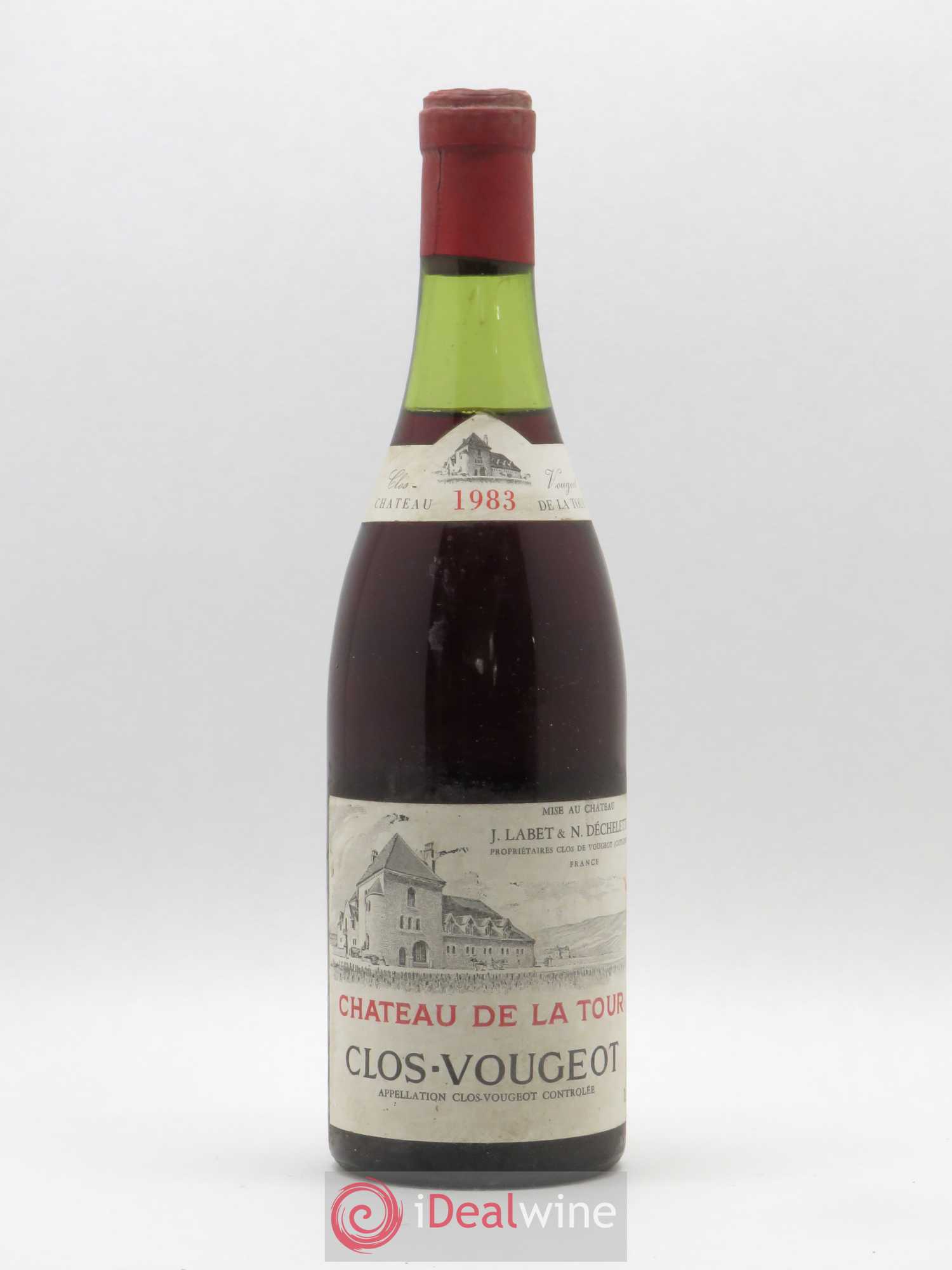 Clos de Vougeot Grand Cru Château de La Tour 1983 - Lot de 1 bouteille - 0