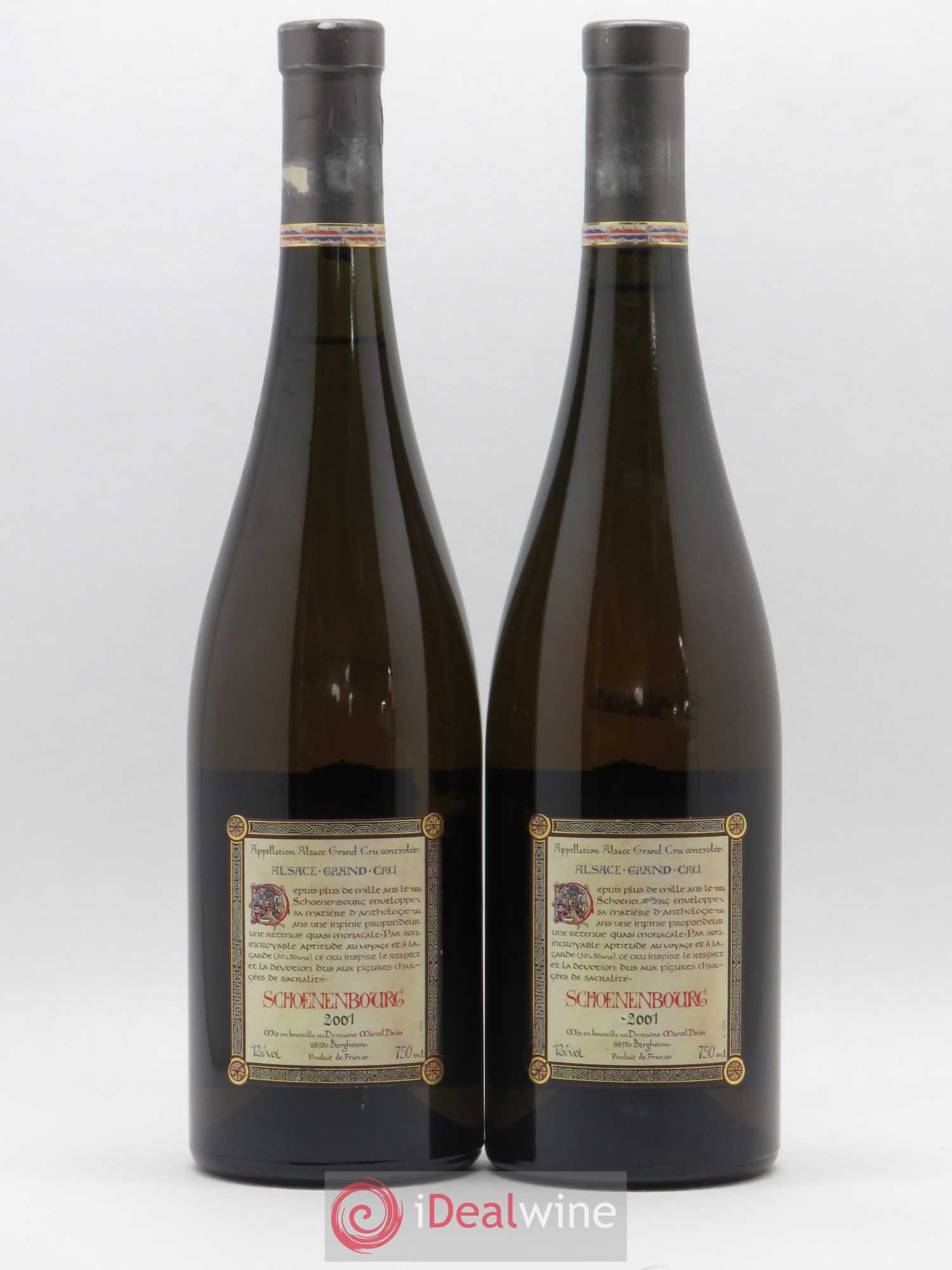 Alsace Grand Cru Schoenenbourg Marcel Deiss (Domaine) 2001 - Lot de 2 bouteilles - 1