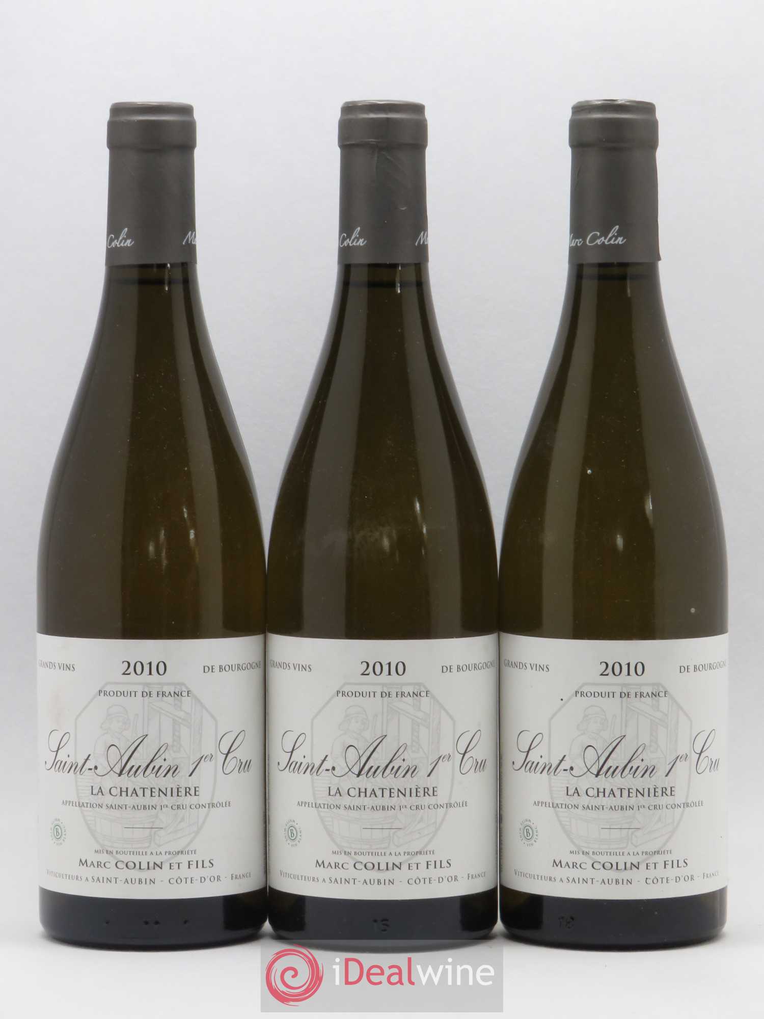 Saint-Aubin 1er Cru La Chatenière Marc Colin & Fils 2010 - Lot de 3 bouteilles - 0