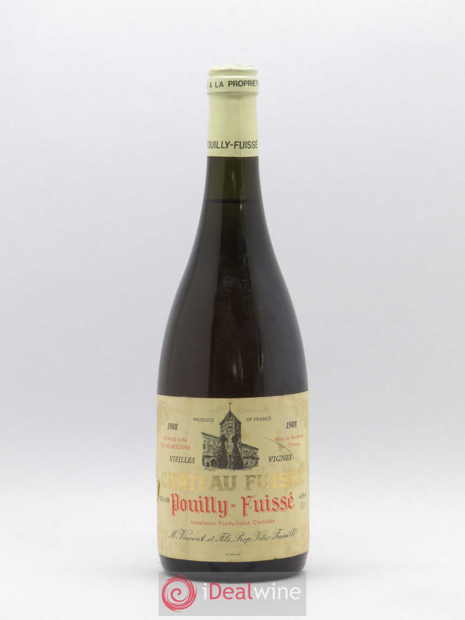 Pouilly-Fuissé Château Fuissé 1988 - Posten von 1 Flasche - 0