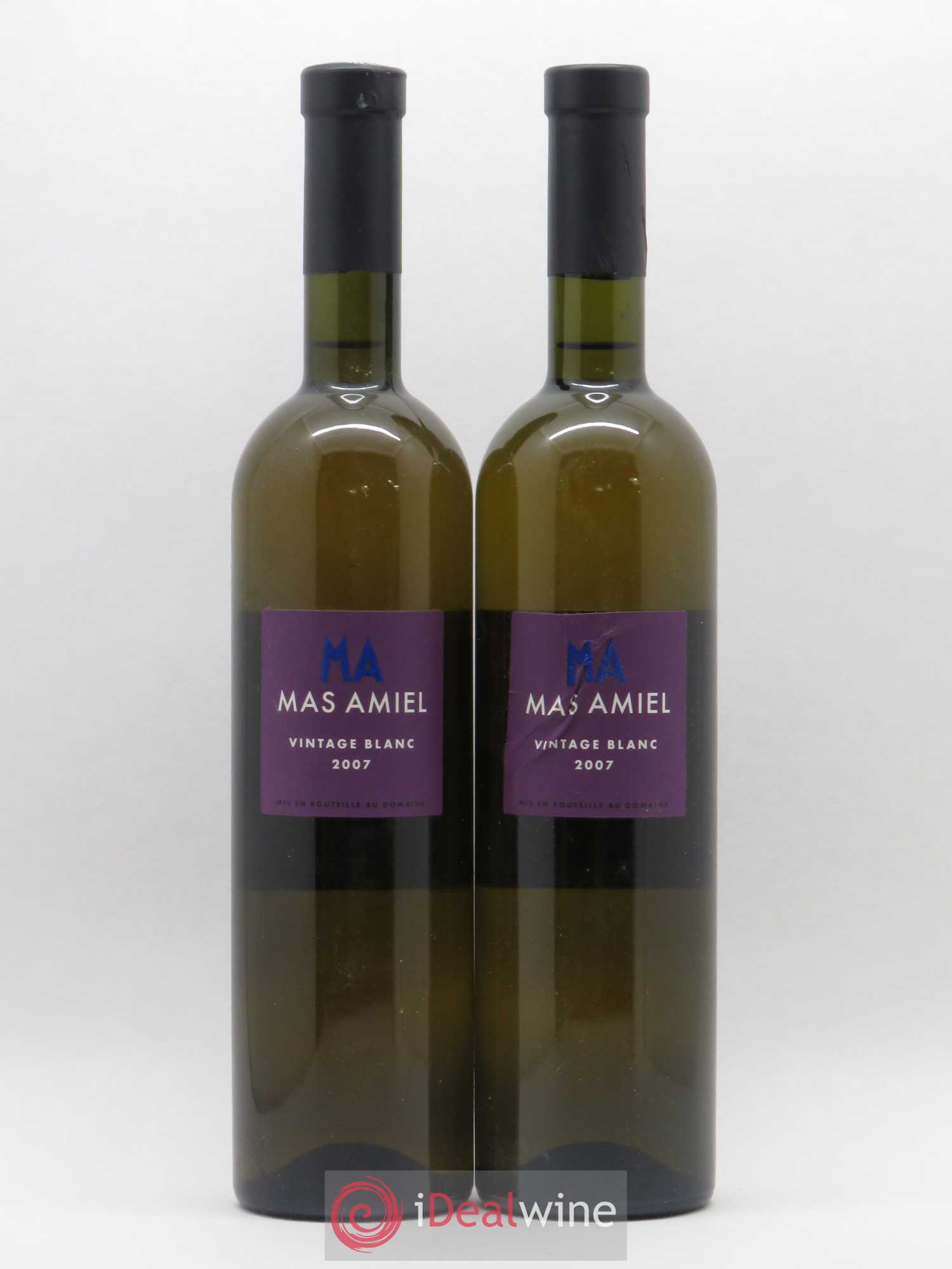 Maury Mas Amiel Millésime 80 2007 - Lot de 2 bouteilles - 0