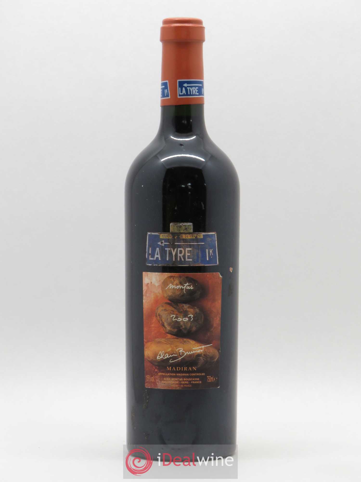 Madiran Château Montus-La Tyre Alain Brumont 2003 - Lot de 1 bouteille - 0