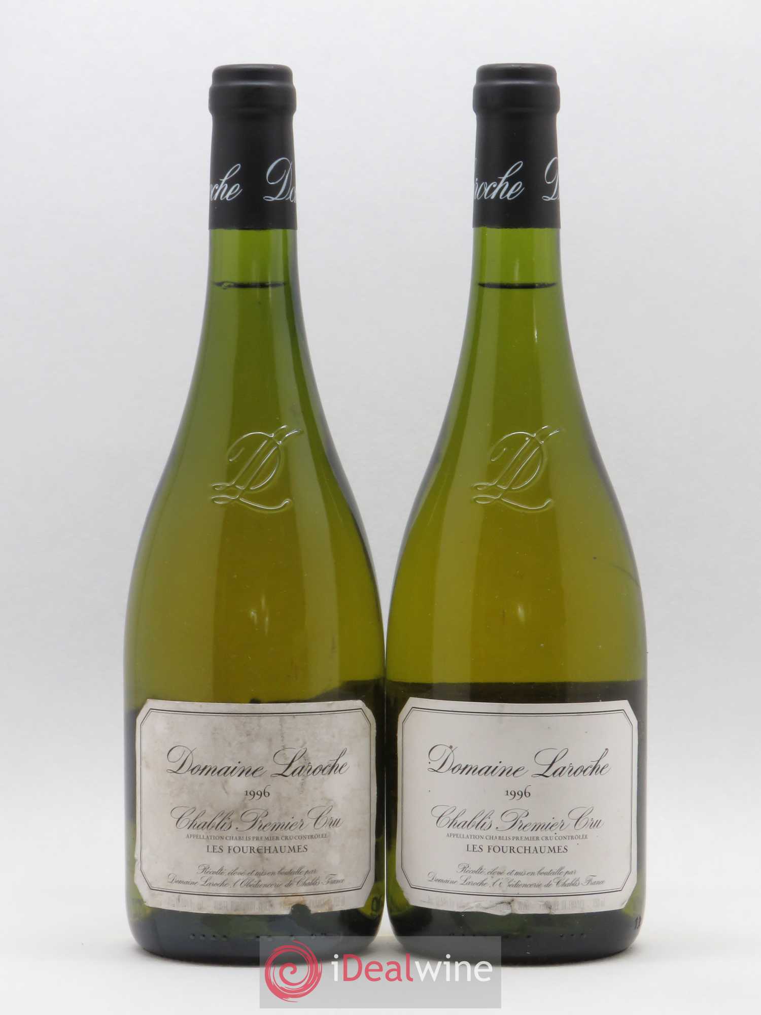 Chablis 1er Cru Les Fourchaumes Domaine Laroche 1996 - Posten von 2 Flaschen - 0
