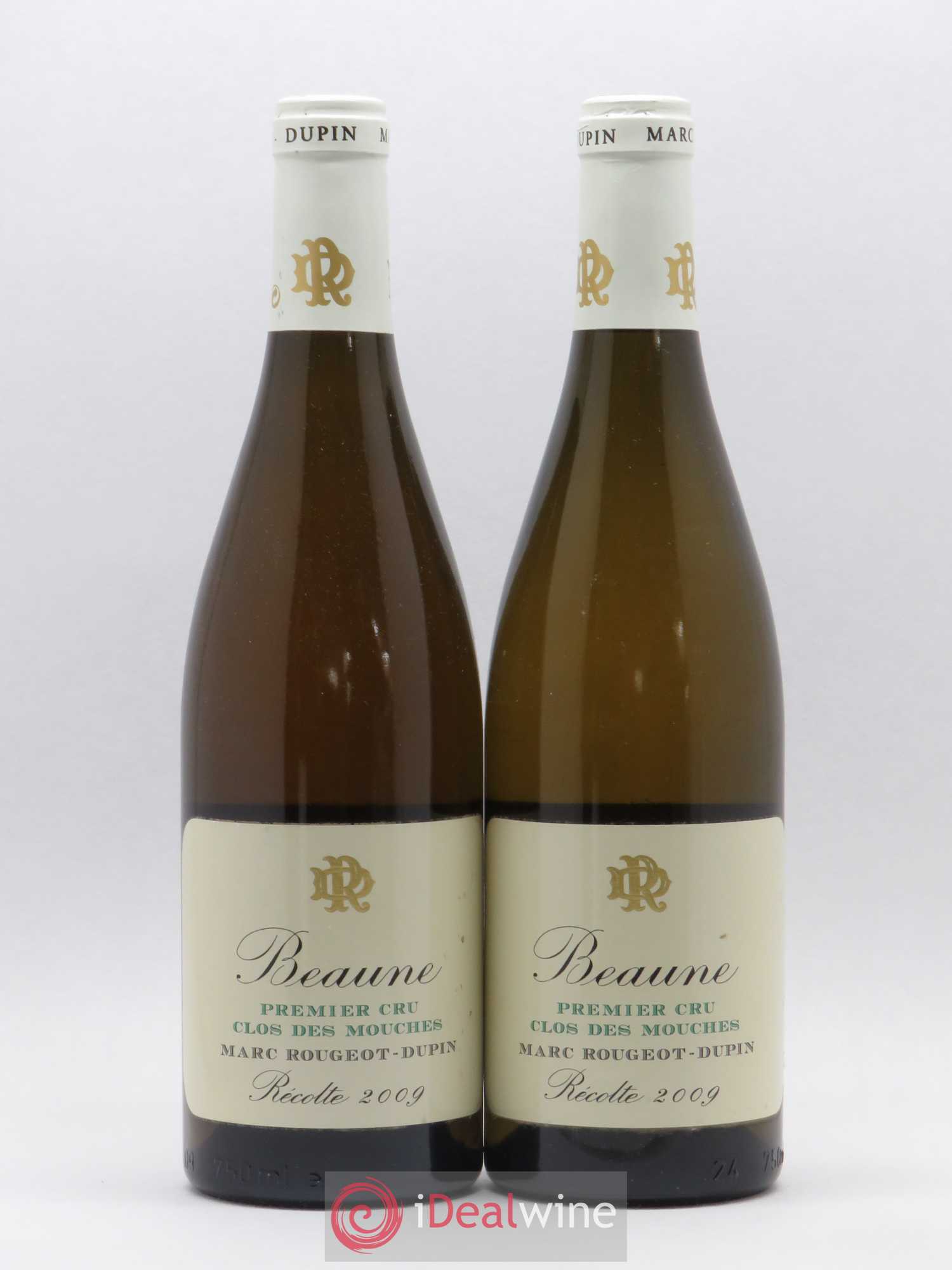 Beaune 1er Cru Clos des Mouches Marc Rougeot-Dupin 2009 - Lot de 2 bouteilles - 0