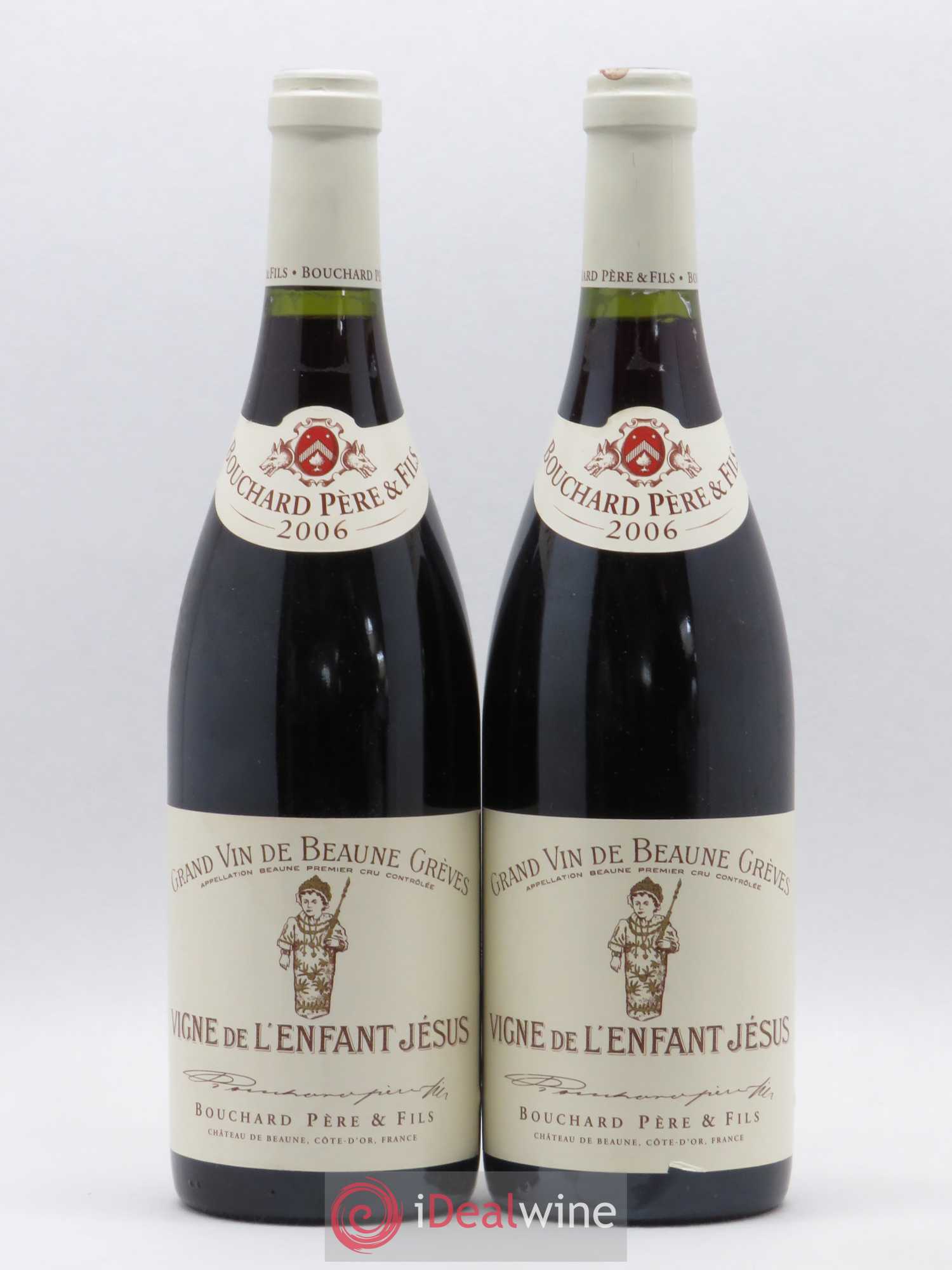 Beaune 1er Cru Grèves - Vigne de l'Enfant Jésus Bouchard Père & Fils 2006 - Lot de 2 bouteilles - 0