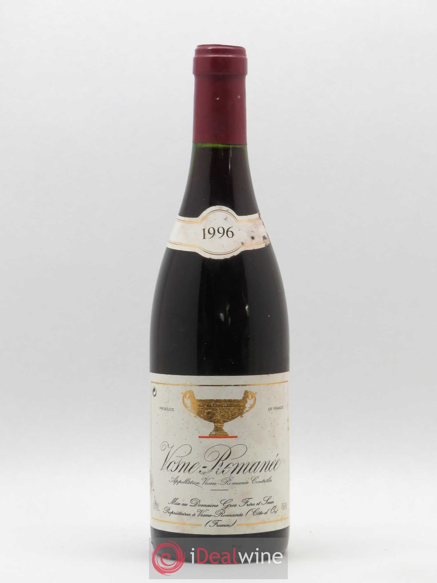Vosne-Romanée Gros Frère & Soeur 1996 - Lot de 1 bouteille - 0