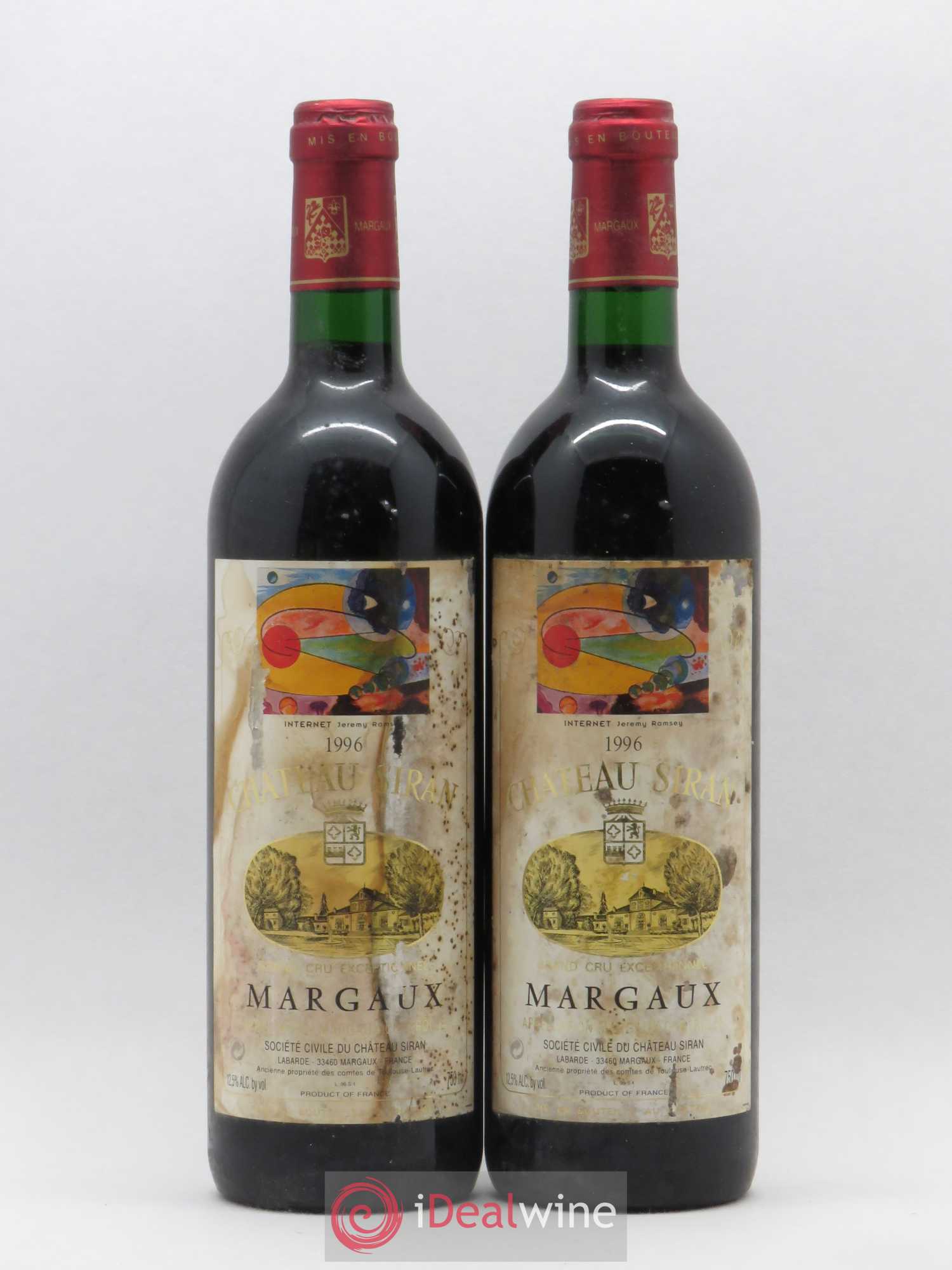 Château Siran 1996 - Lot de 2 bouteilles - 0