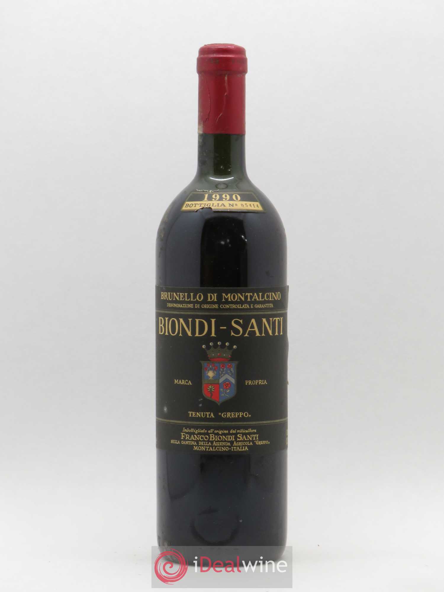 Brunello di Montalcino DOCG Riserva Biondi-Santi Tenuta Greppo 1990 - Lot de 1 bouteille - 0