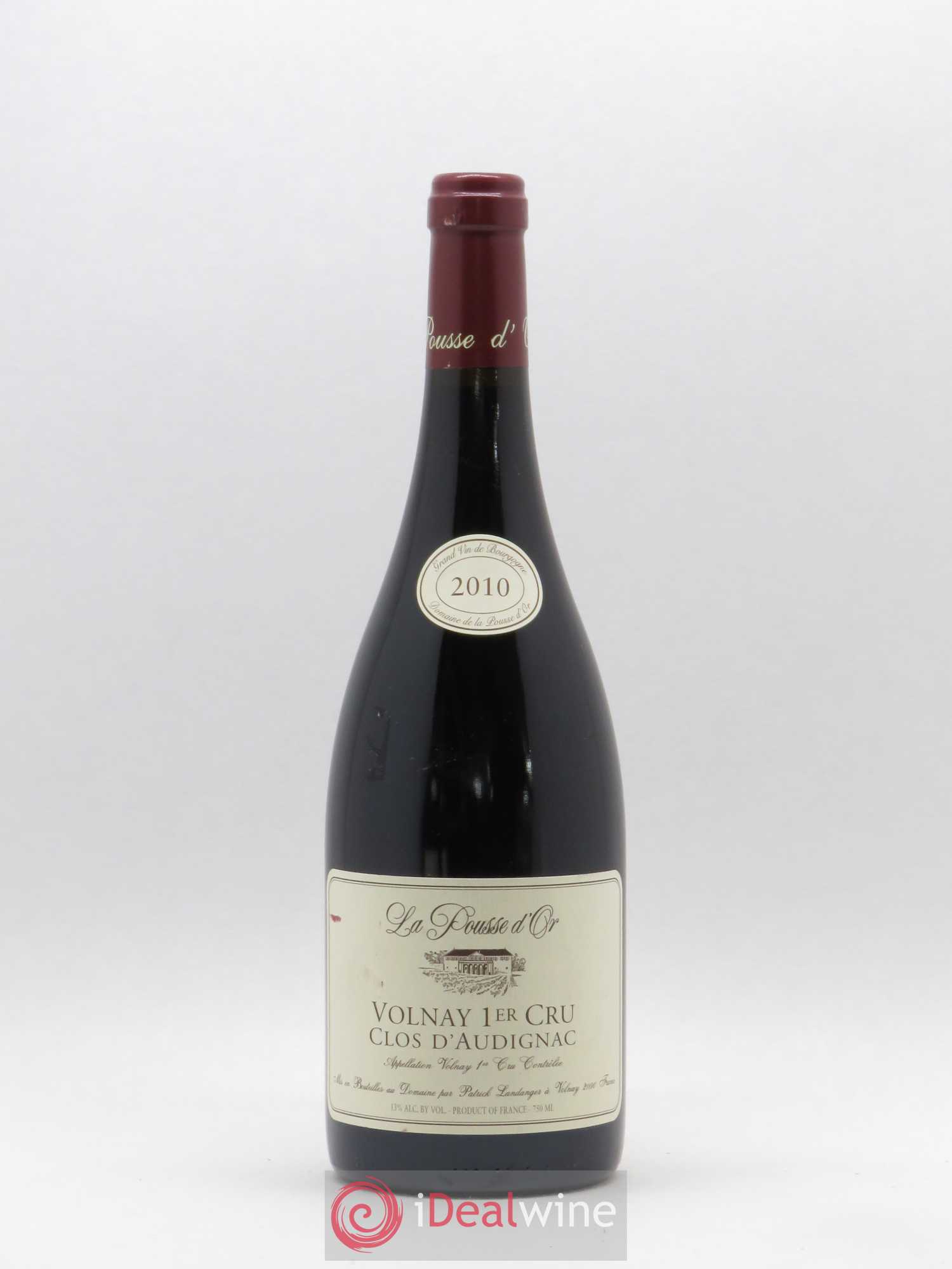Volnay 1er Cru Clos d'Audignac La Pousse d'Or (Domaine de) 2010 - Lot de 1 bouteille - 0