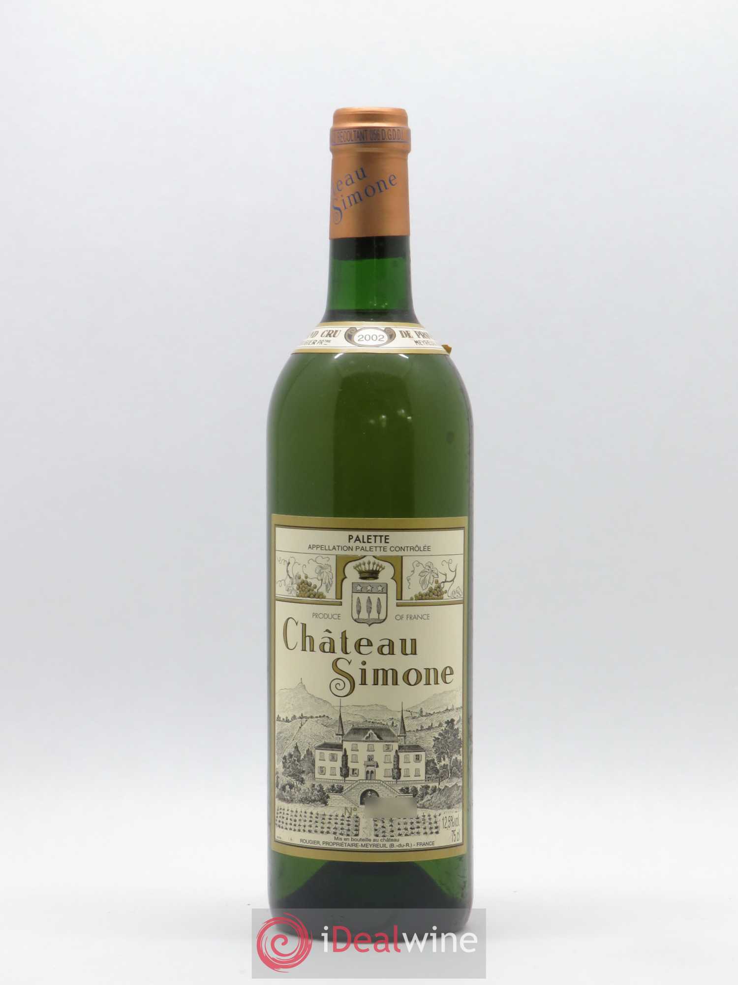 Palette Château Simone Famille Rougier 2002 - Posten von 1 Flasche - 0