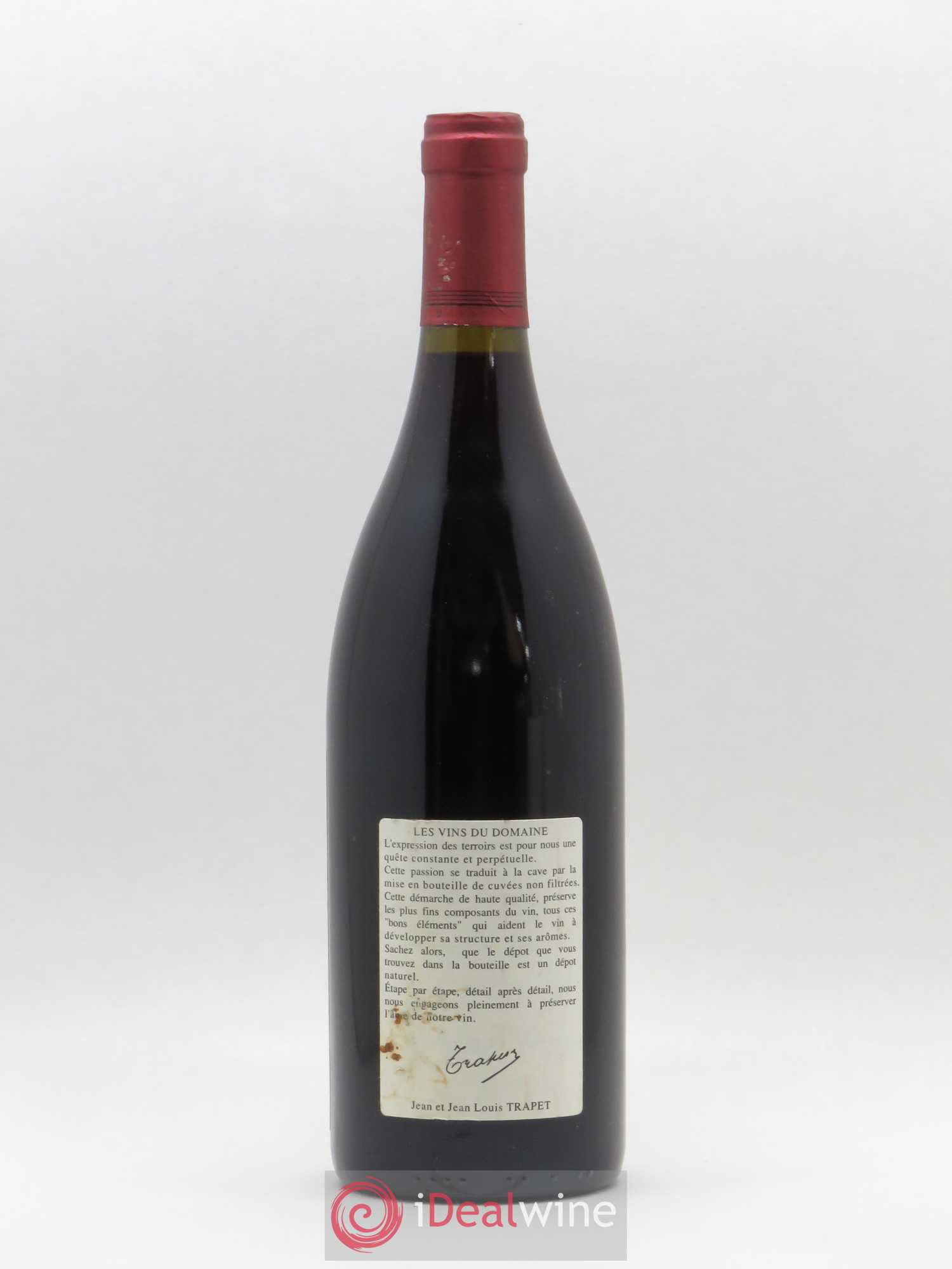 Chambertin Grand Cru Domaine Trapet 1995 - Lot de 1 bouteille - 1