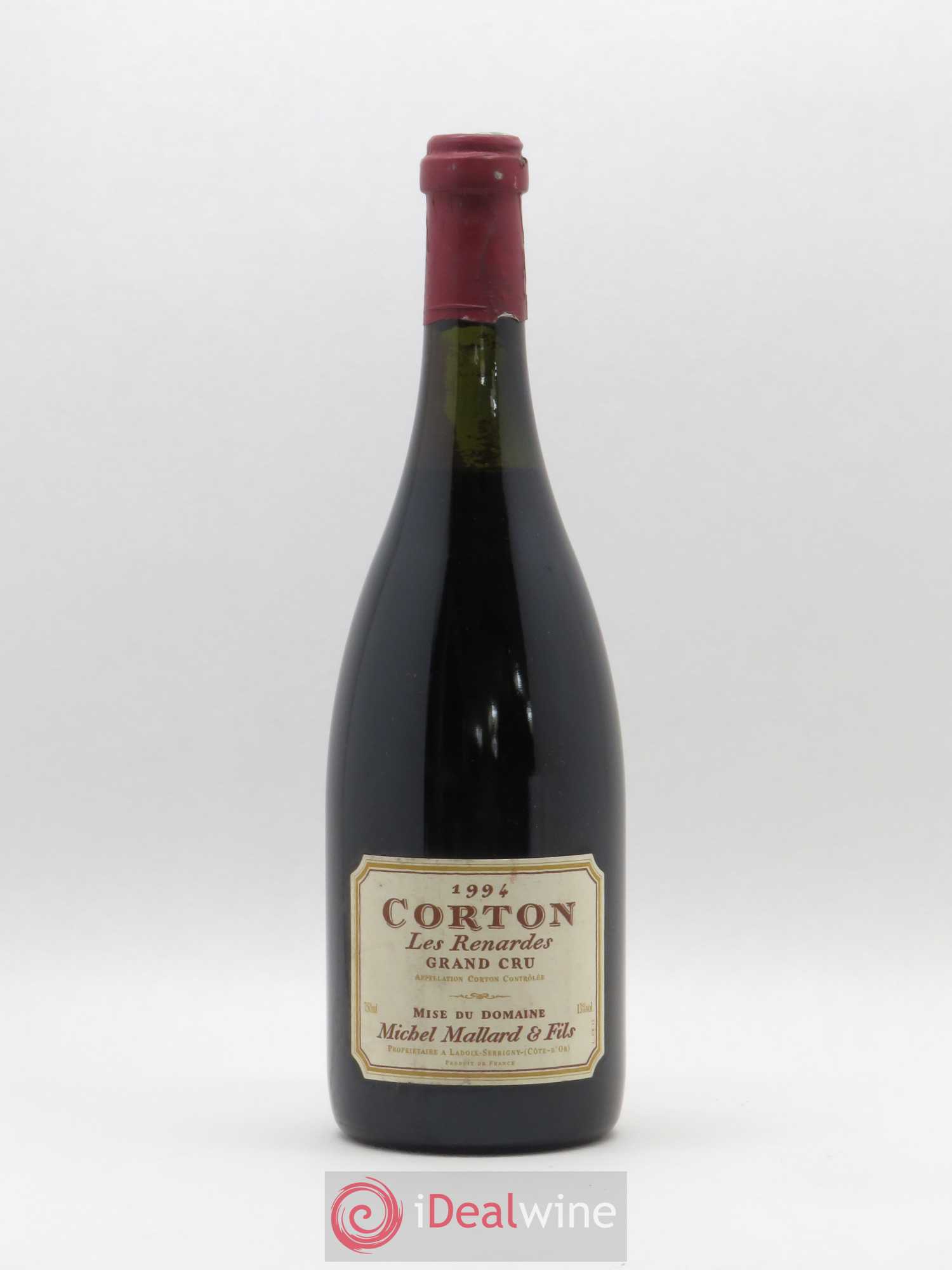Corton Grand Cru Michel Mallard et Fils 1994 - Posten von 1 Flasche - 0