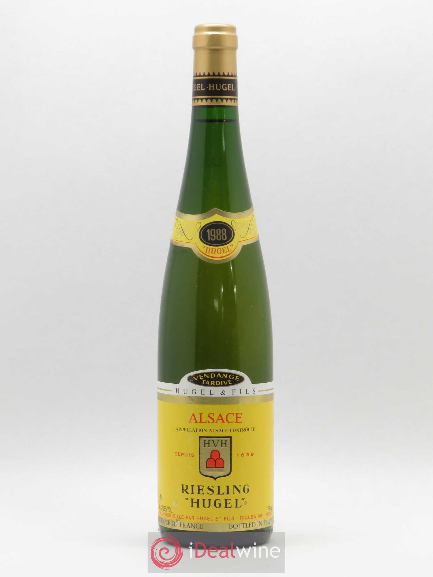 Riesling Vendanges Tardives Hugel (Domaine) 1988 - Lotto di 1 bottiglia - 0