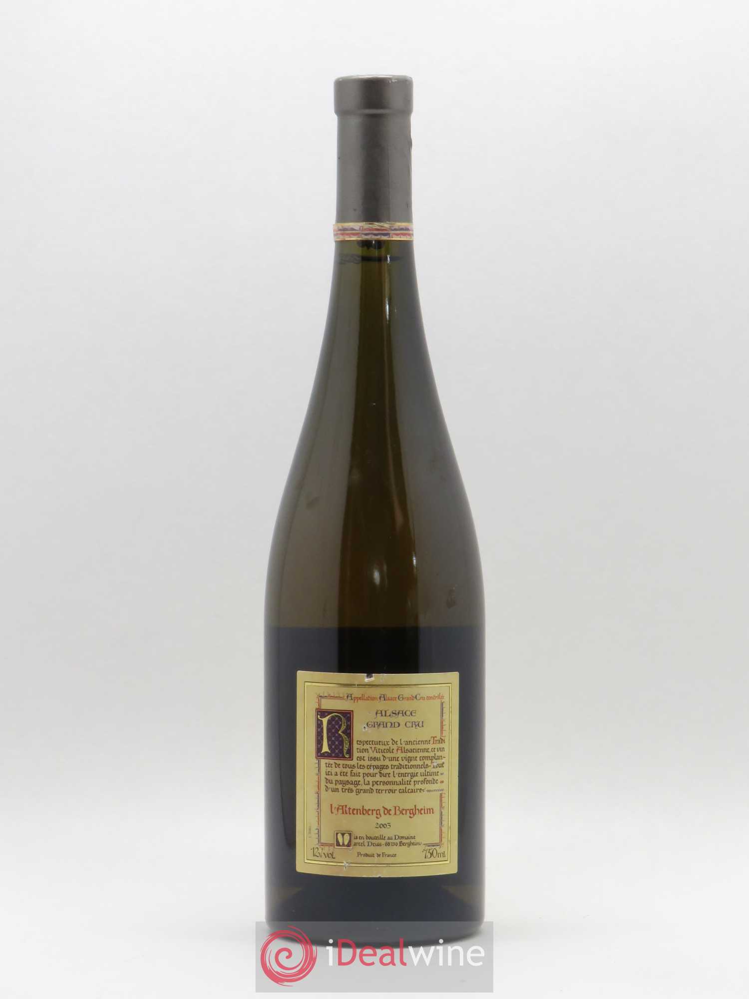Alsace Grand Cru Altenberg de Bergheim Marcel Deiss (Domaine) 2003 - Lotto di 1 bottiglia - 1
