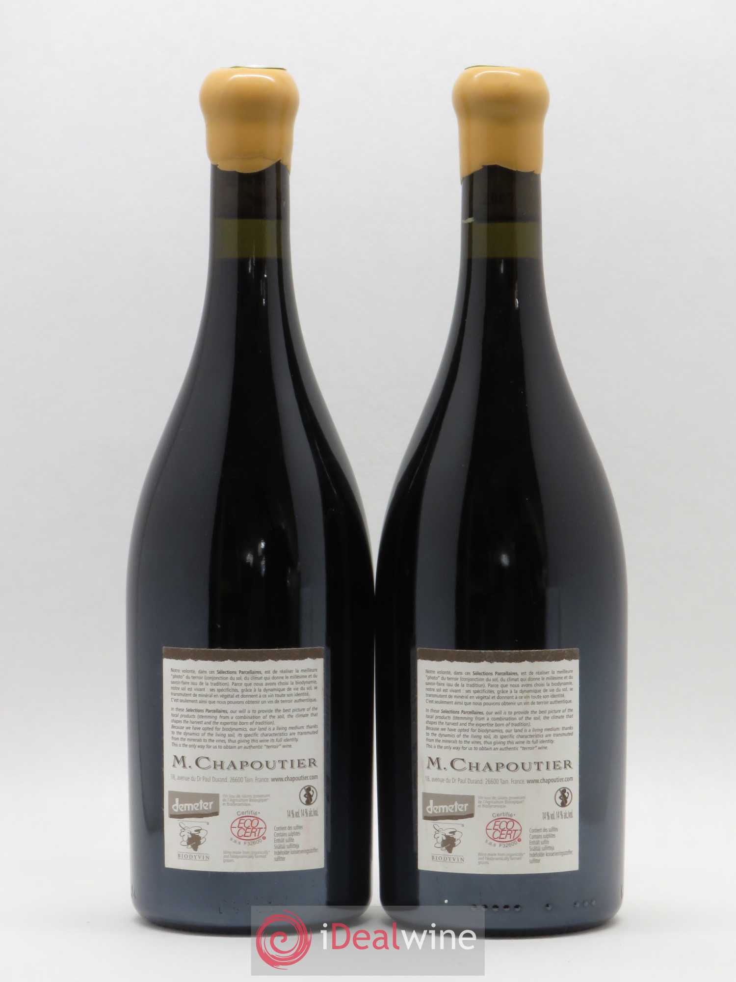 Hermitage Ermitage Le Pavillon Chapoutier 2007 - Lot de 2 bouteilles - 1