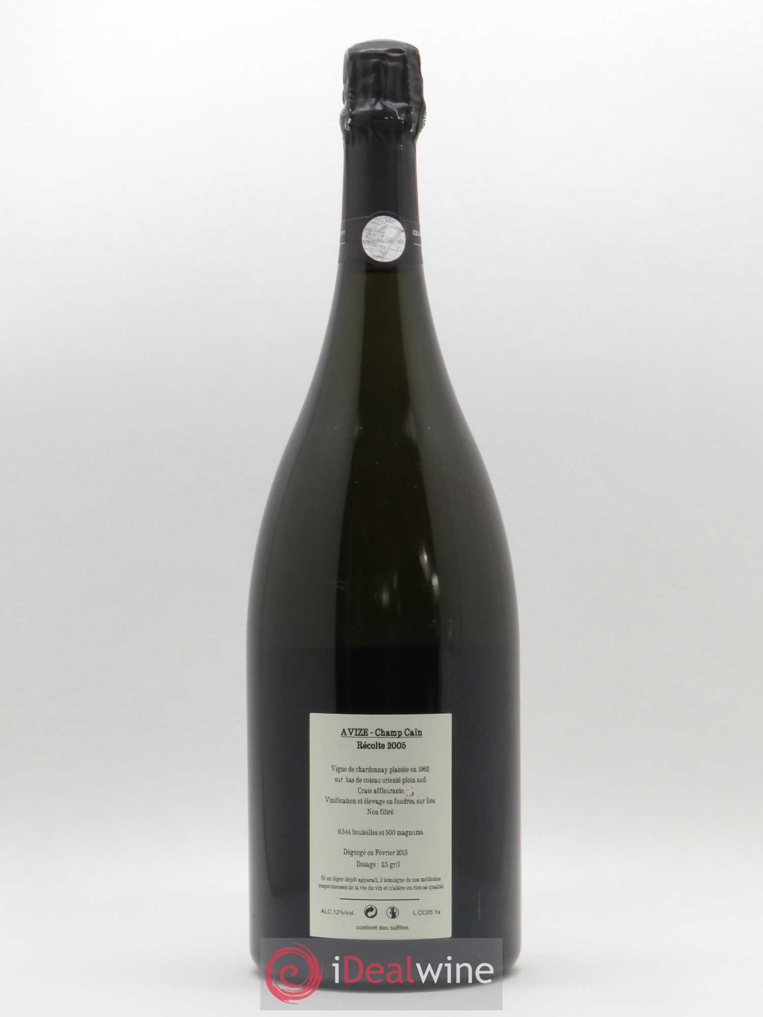 Avize Champ Caïn Extra-Brut Jacquesson 2005 - Lot de 1 magnum - 1