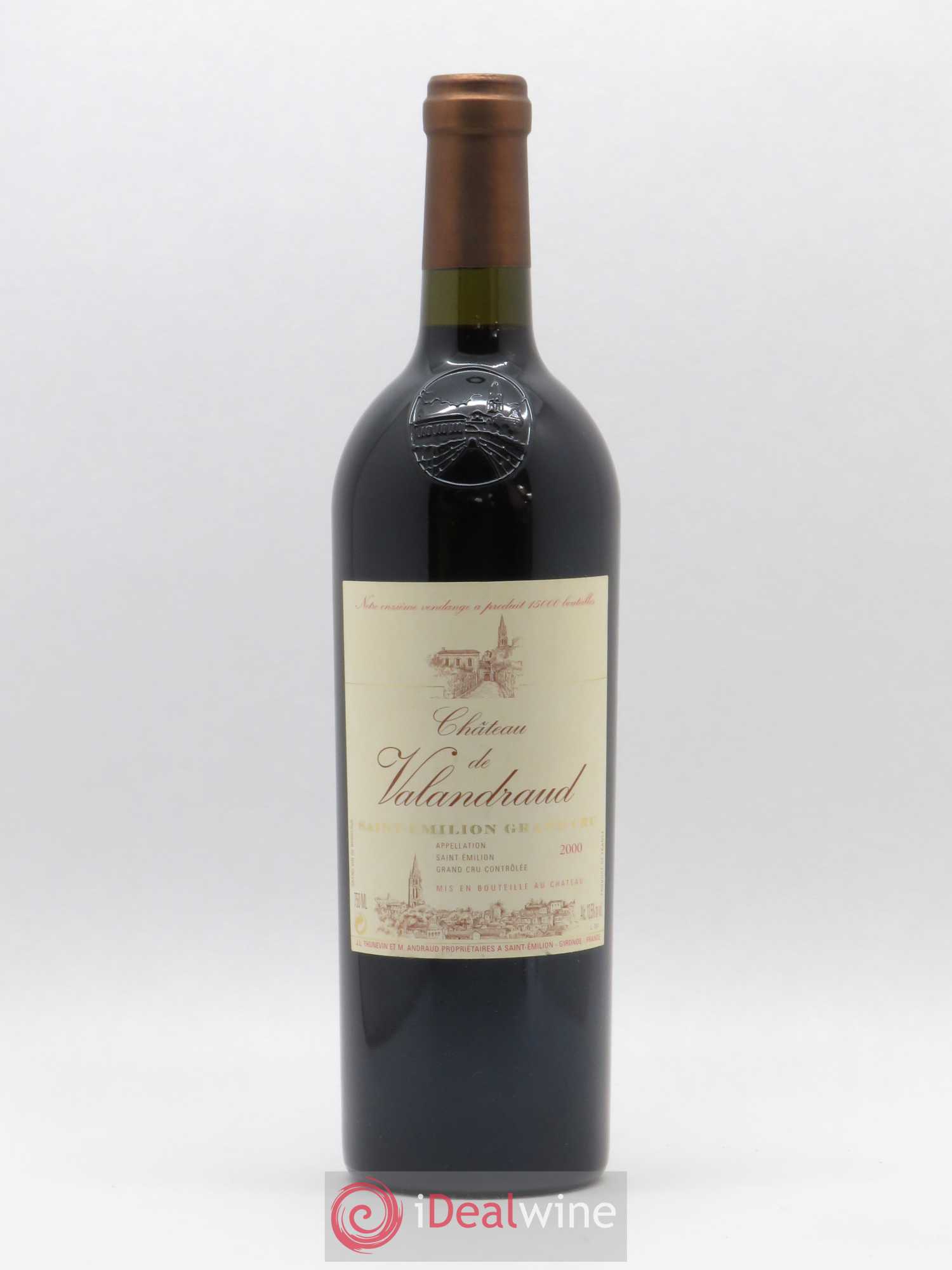 Château de Valandraud 2000 - Lot de 1 bouteille - 0