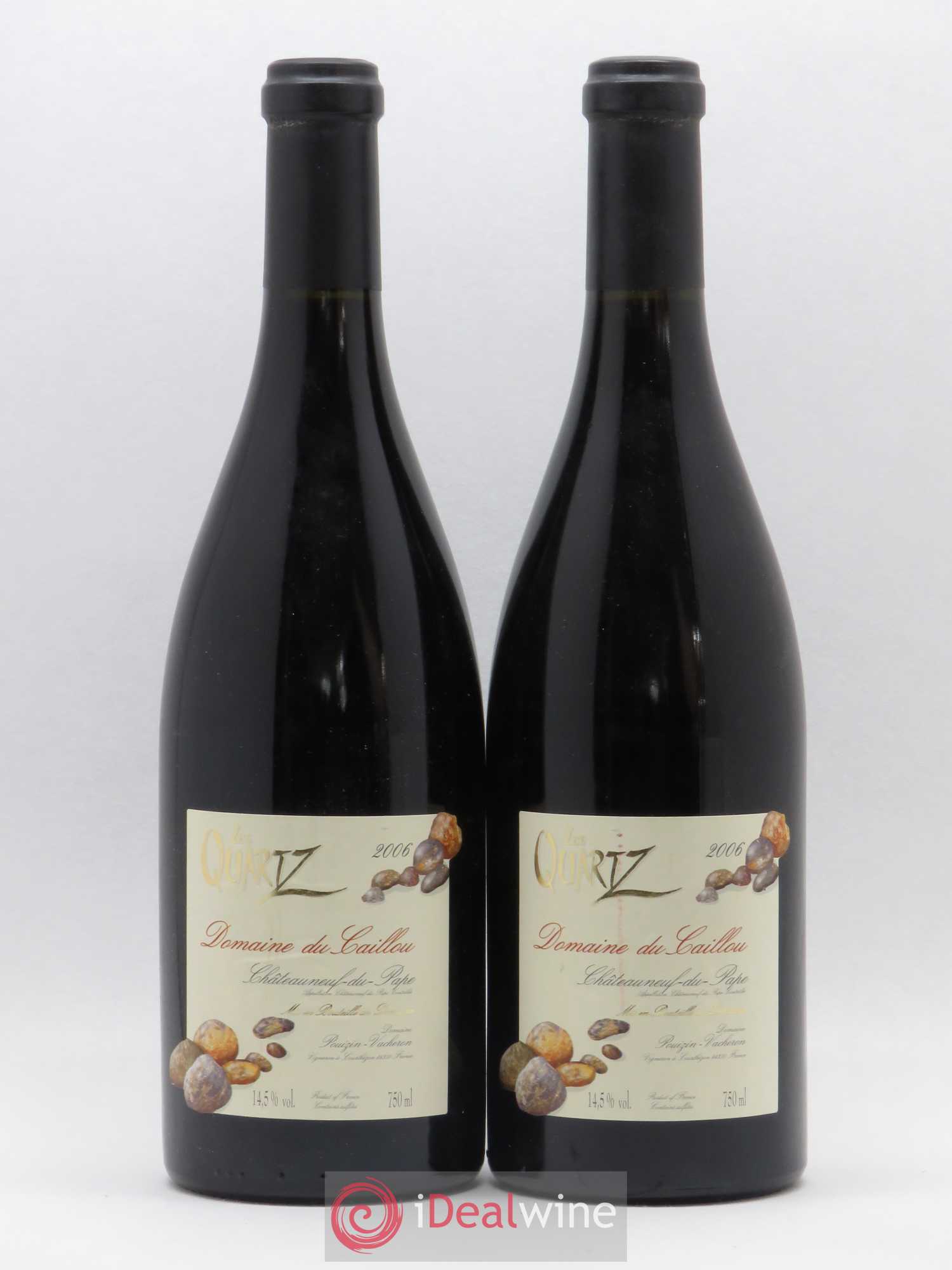 Châteauneuf-du-Pape Les Quartz Clos du Caillou 2006 - Lot de 2 bouteilles - 0