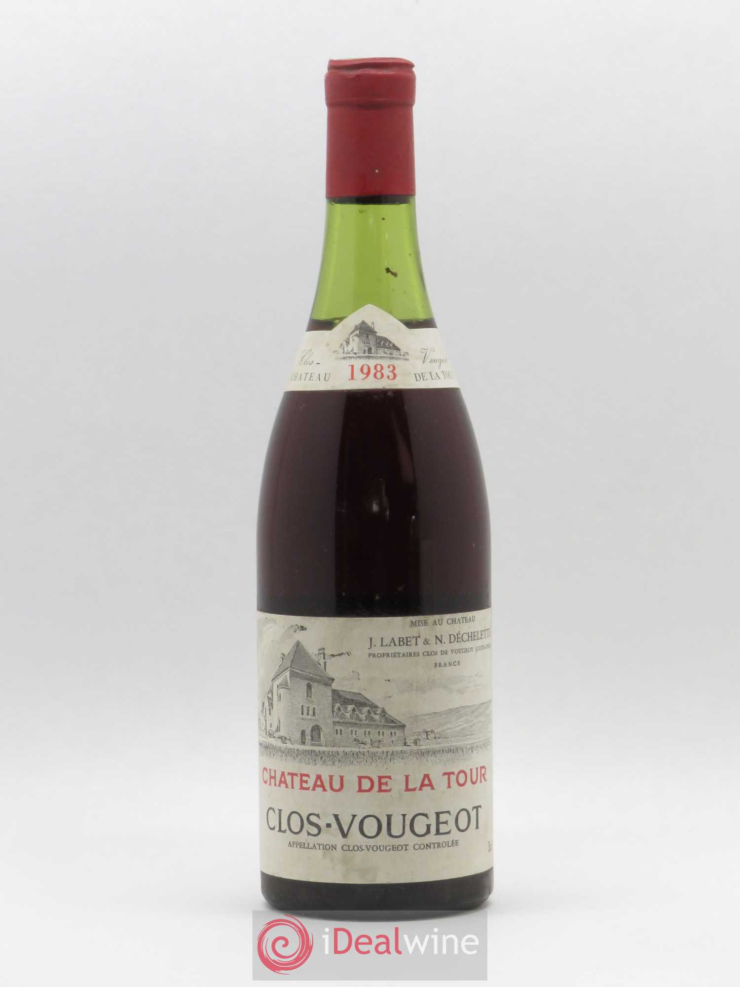 Clos de Vougeot Grand Cru Château de La Tour 1983 - Lot de 1 bouteille - 0