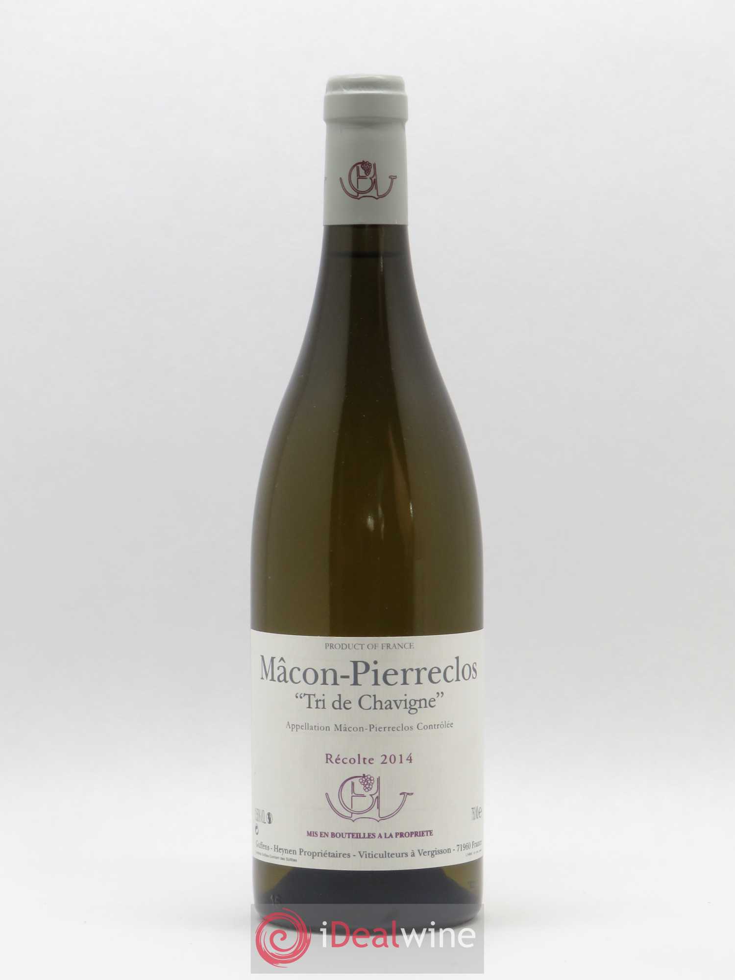 Mâcon-Pierreclos Tri de Chavigne Guffens-Heynen 2014 - Lot de 1 bouteille - 0