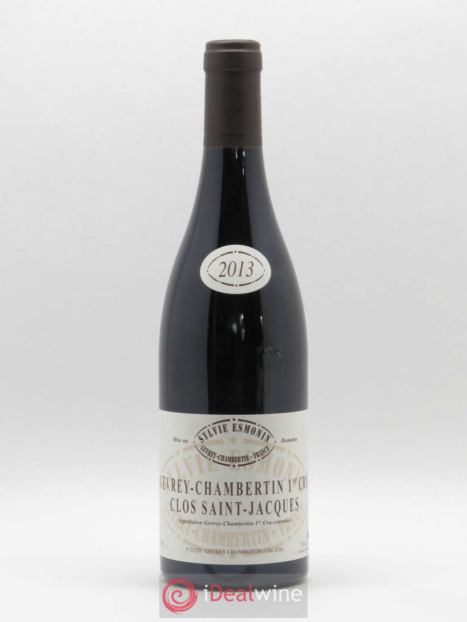 Gevrey-Chambertin 1er Cru Clos Saint Jacques Sylvie Esmonin 2013 - Posten von 1 Flasche - 0