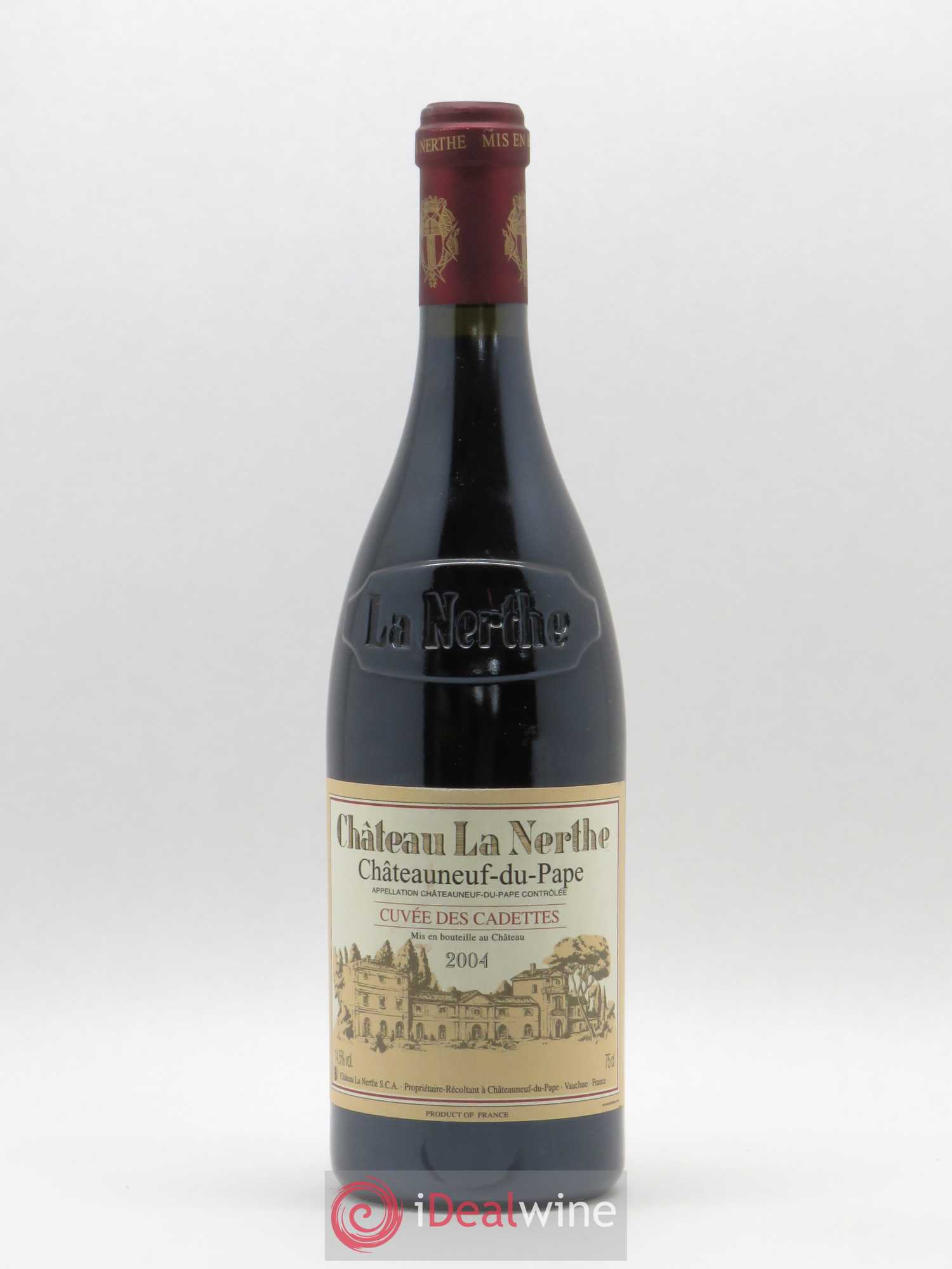 Châteauneuf-du-Pape Château La Nerthe Cuvée des Cadettes Famille Richard 2004 - Lot de 1 bouteille - 0