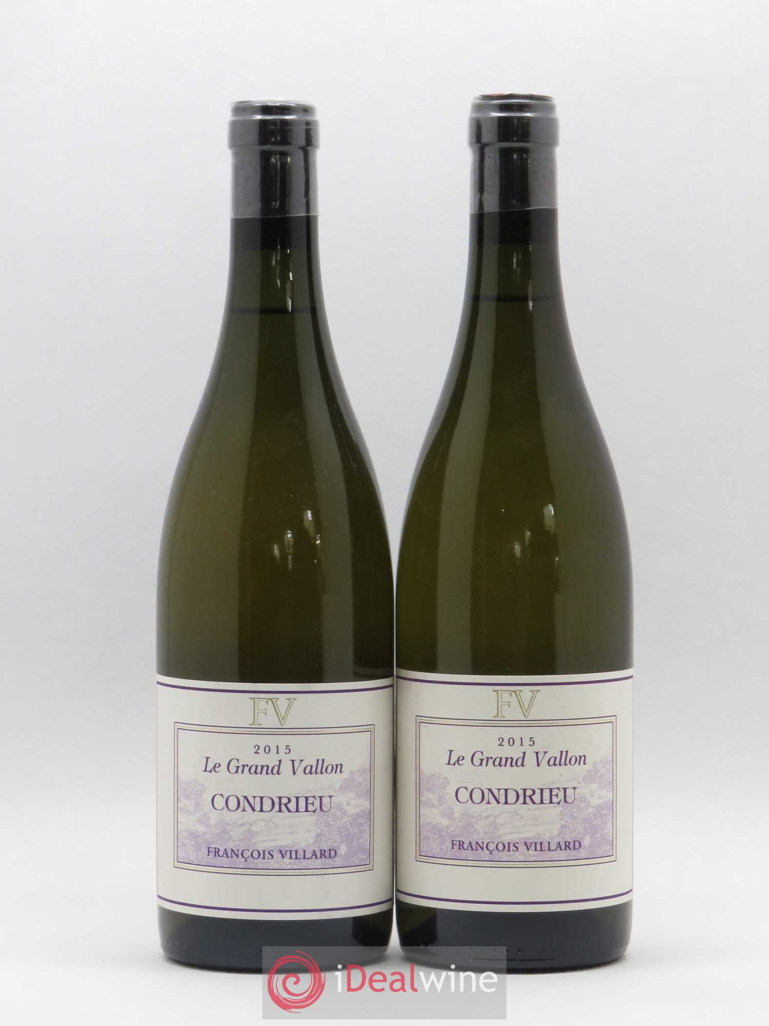 Condrieu Le Grand Vallon François Villard 2015 - Lot de 2 bouteilles - 0