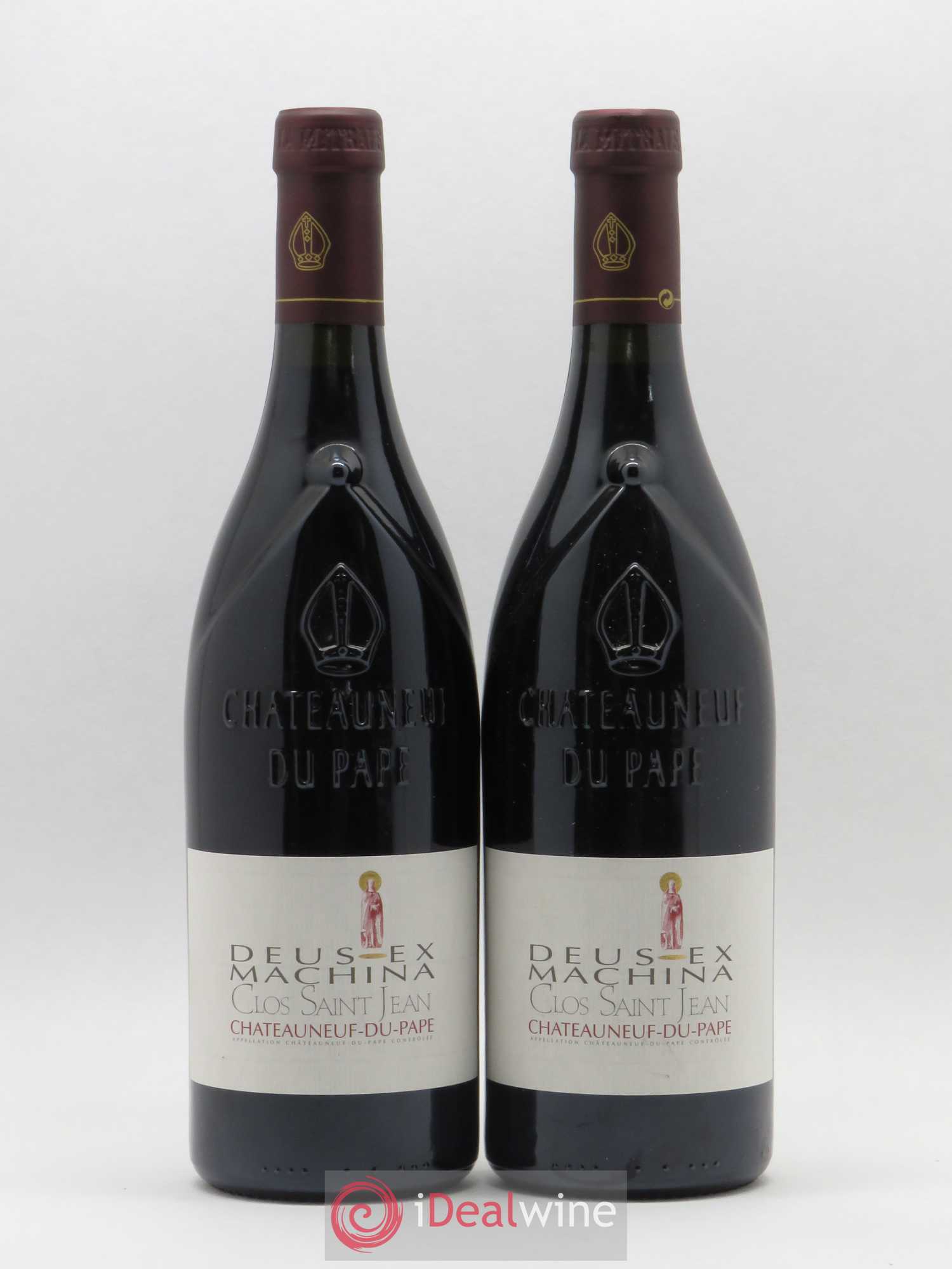 Châteauneuf-du-Pape Clos Saint-Jean Deus Ex Machina Pascal et Vincent Maurel 2012 - Lot de 2 bouteilles - 0